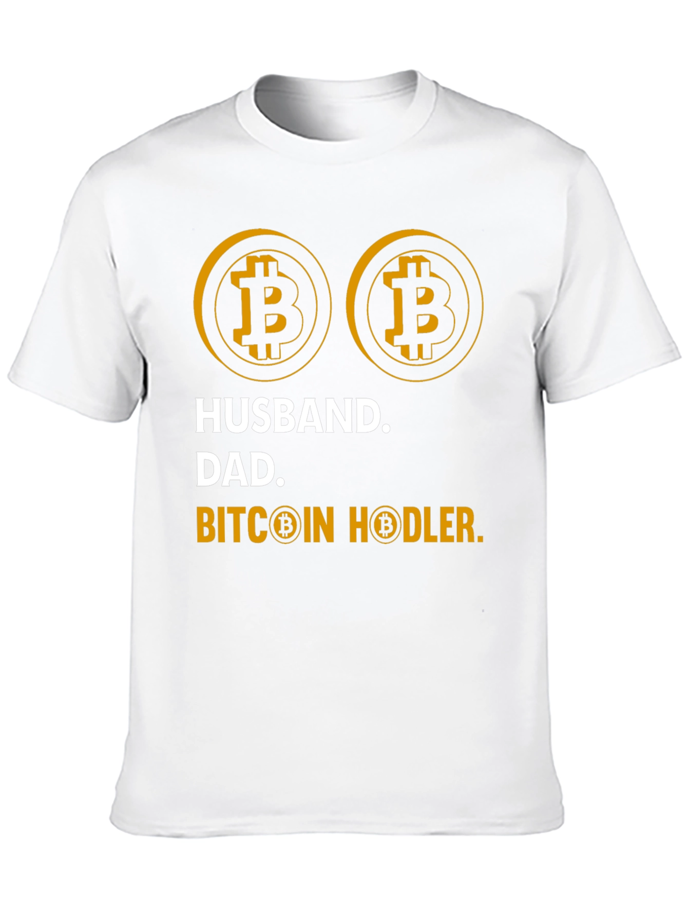 Husband Dad Bitcoin Hodler Graphic Tee