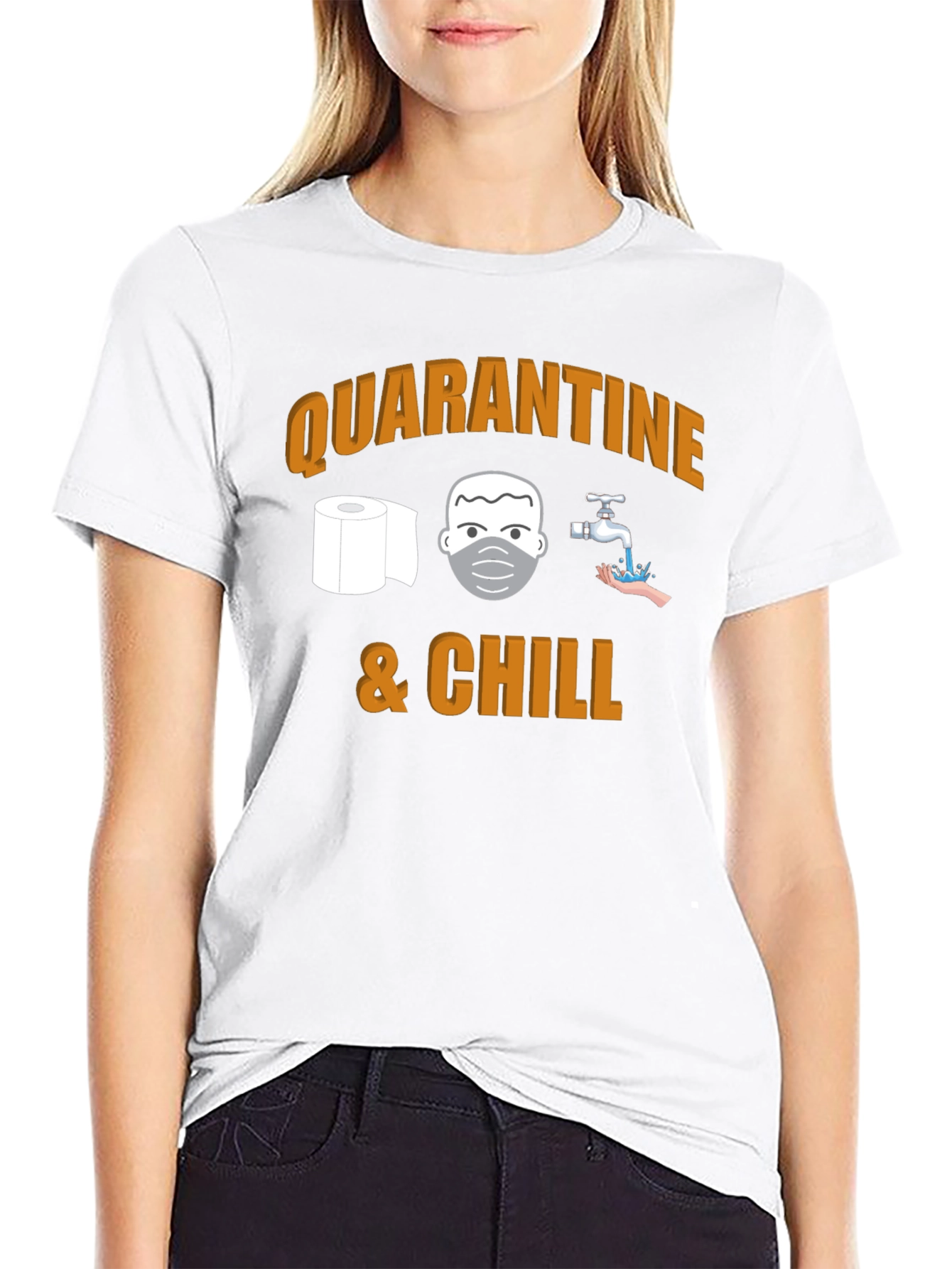 Quarantine & Chill Graphic T-Shirt