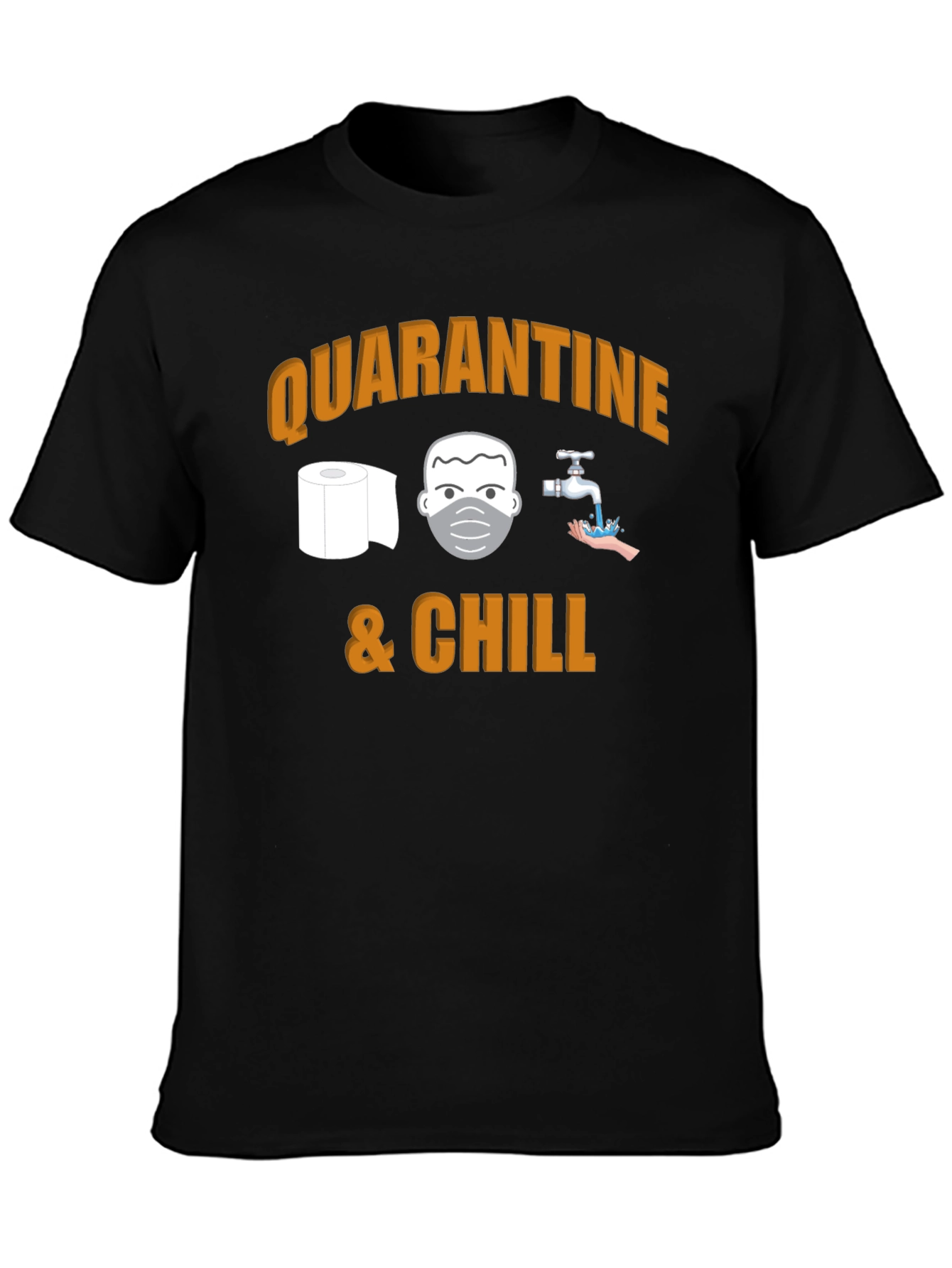 Quarantine & Chill Graphic T-Shirt