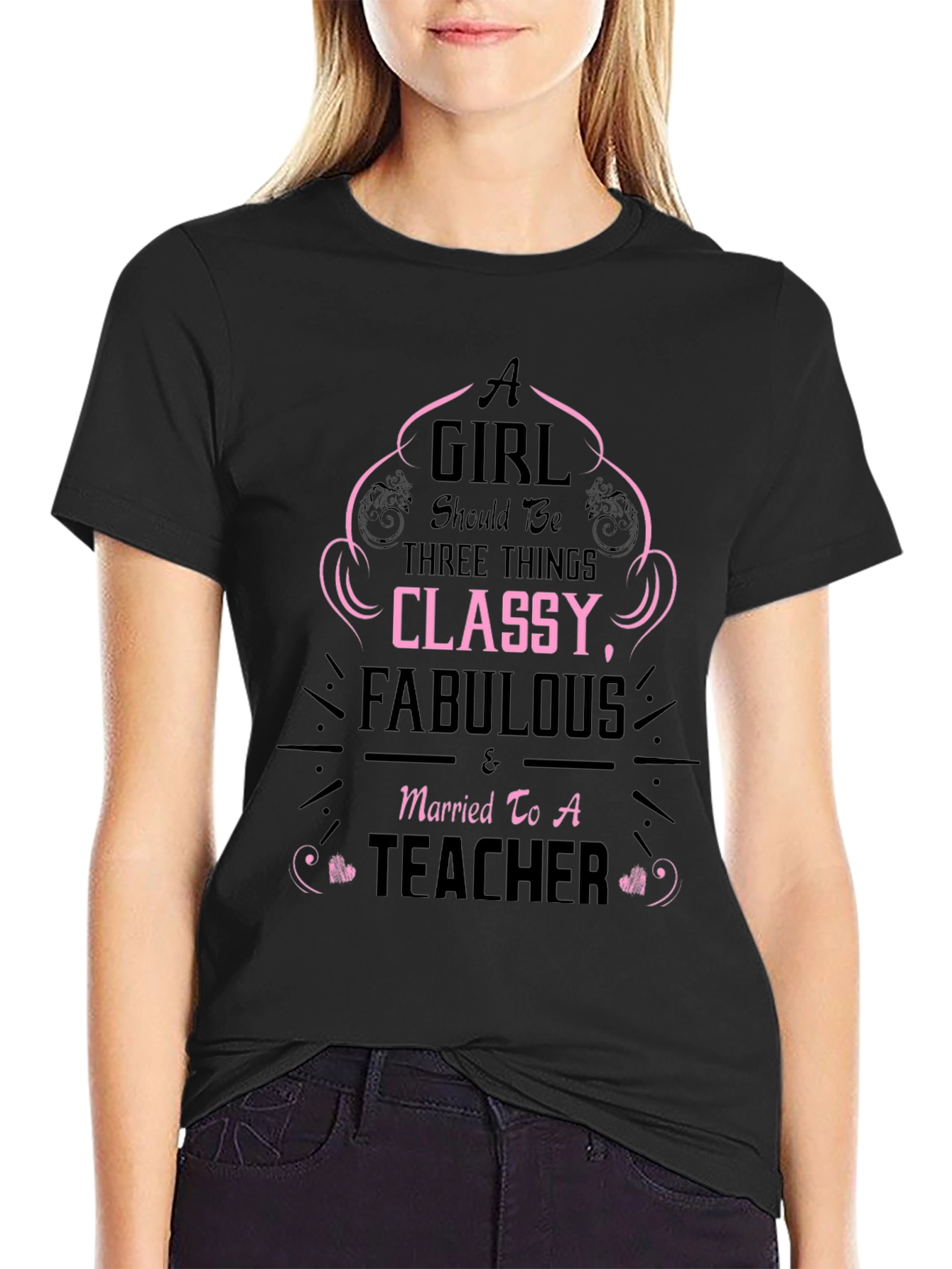 Classy Teachers Wife Tee