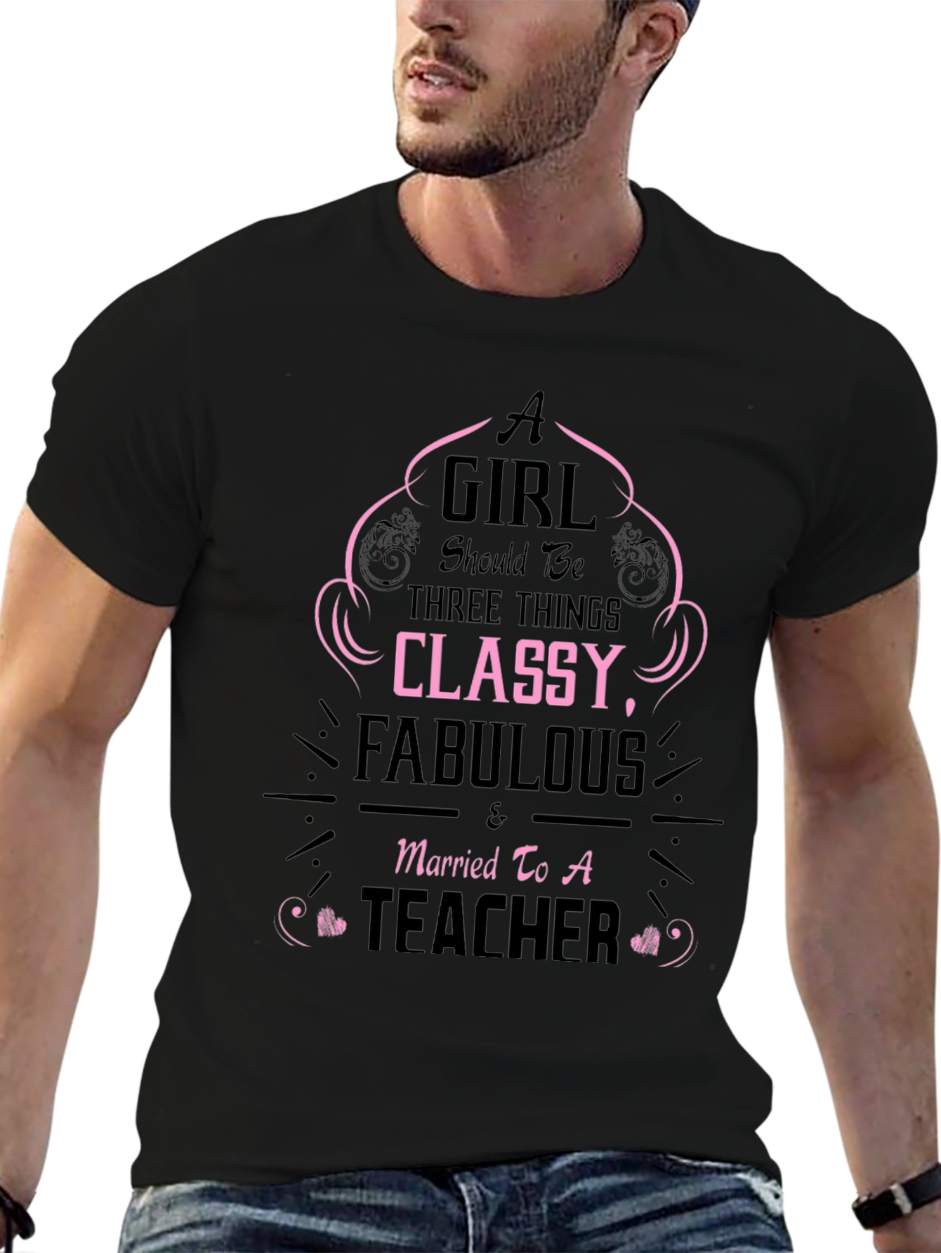 Classy Teachers Wife Tee