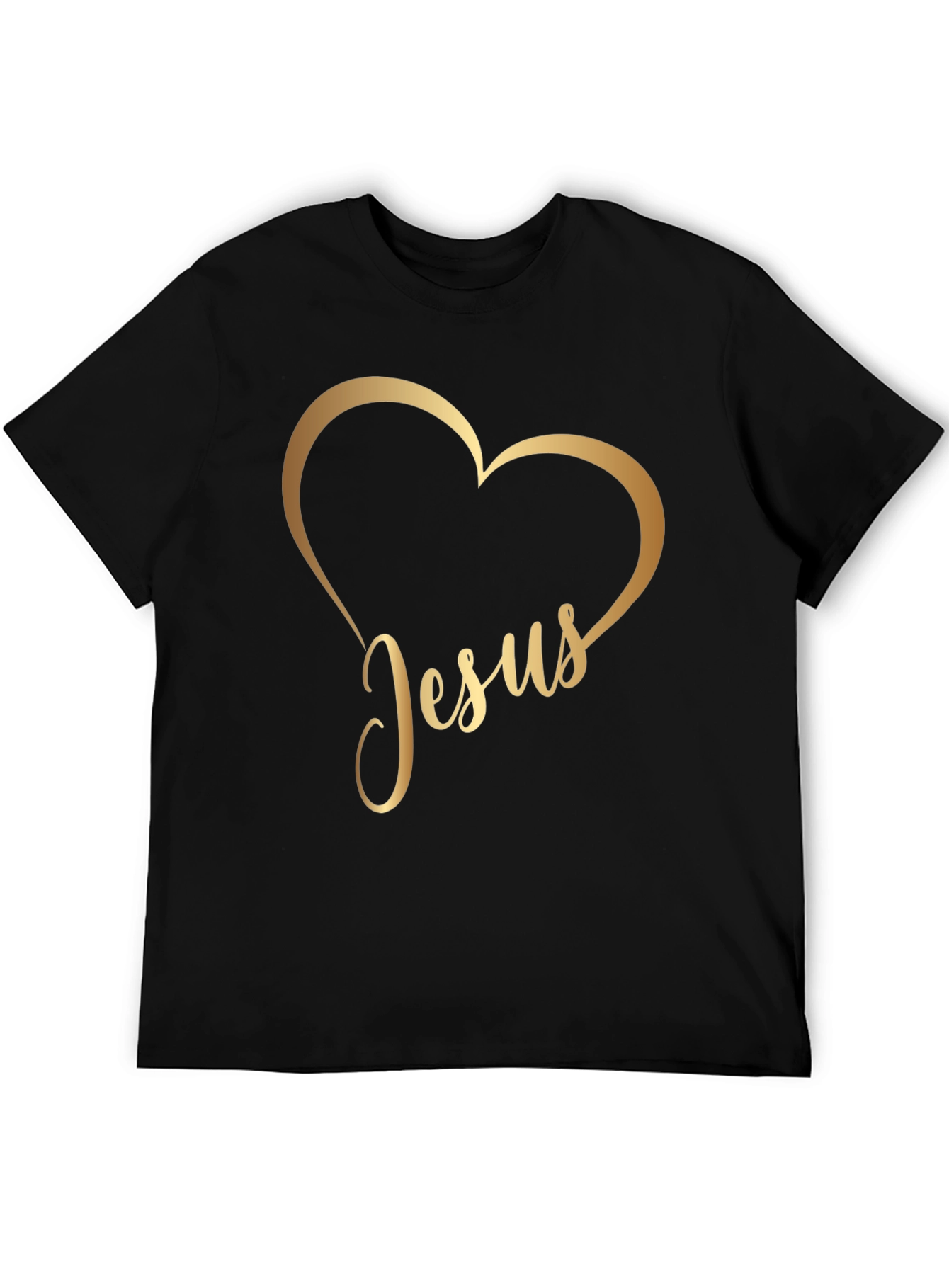 Jesus Heart Graphic Tee - Stylish Christian Apparel
