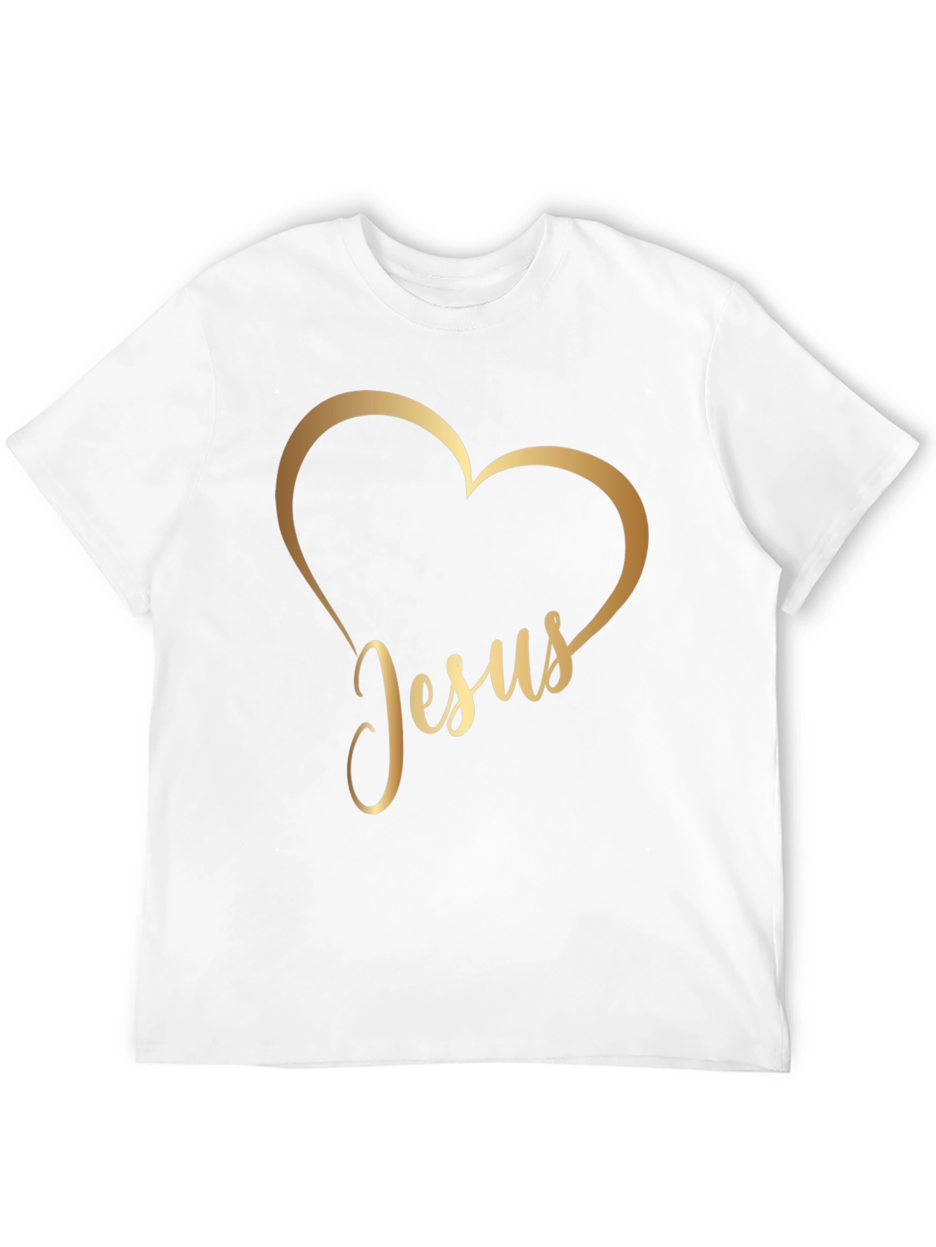 Jesus Heart Graphic Tee - Stylish Christian Apparel