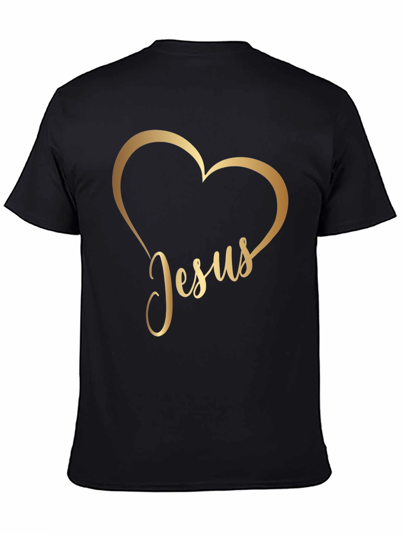 Jesus Heart Graphic Tee - Stylish Christian Apparel