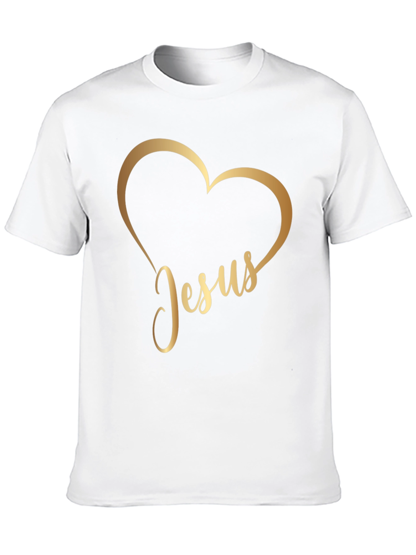 Jesus Heart Graphic Tee - Stylish Christian Apparel