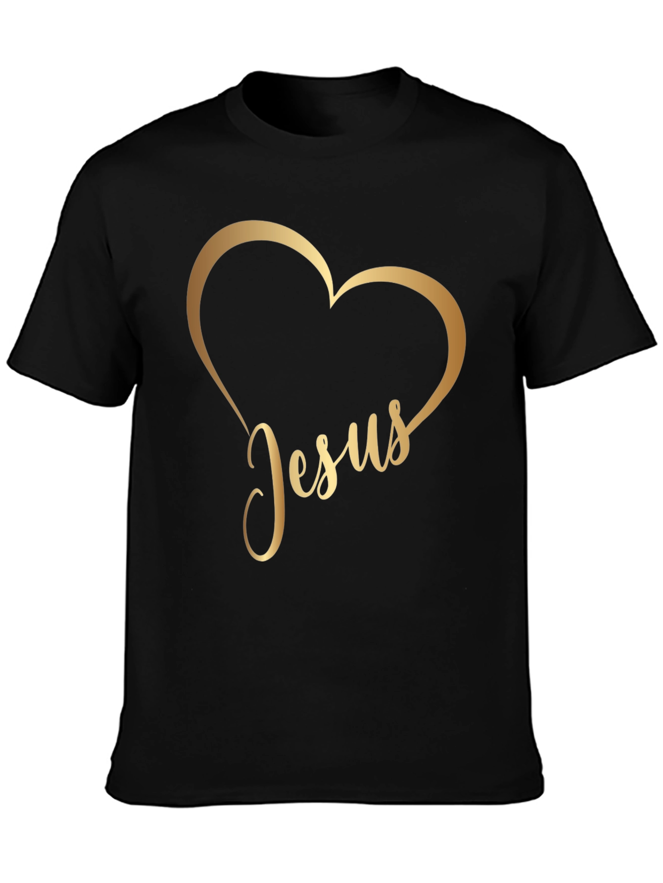 Jesus Heart Graphic Tee - Stylish Christian Apparel