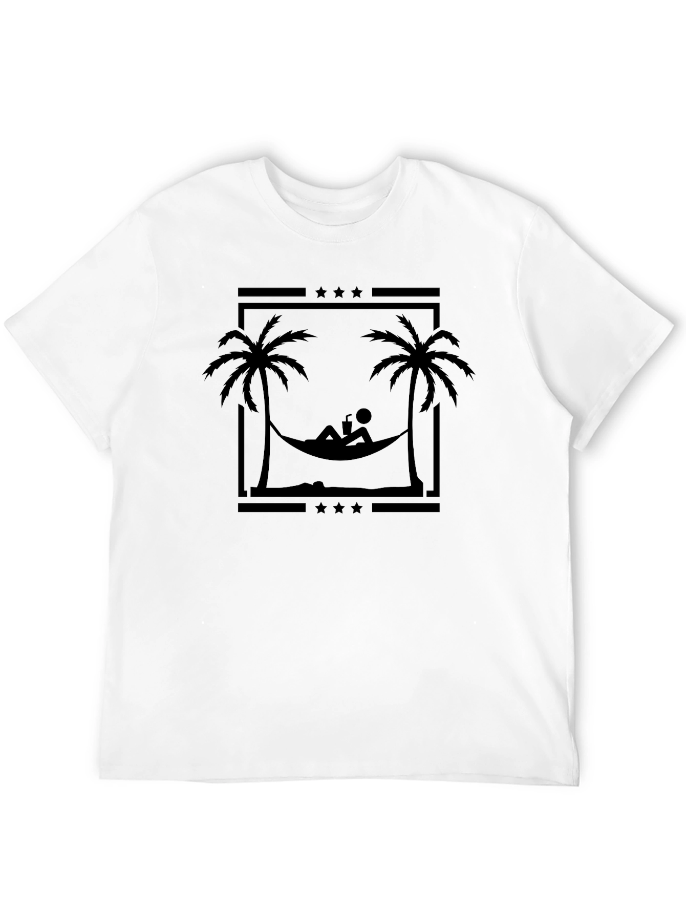 Relaxing Hammock Scene Graphic Tee