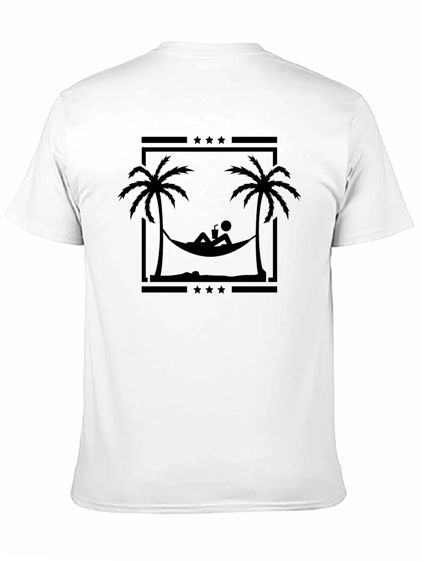 Relaxing Hammock Scene Graphic Tee