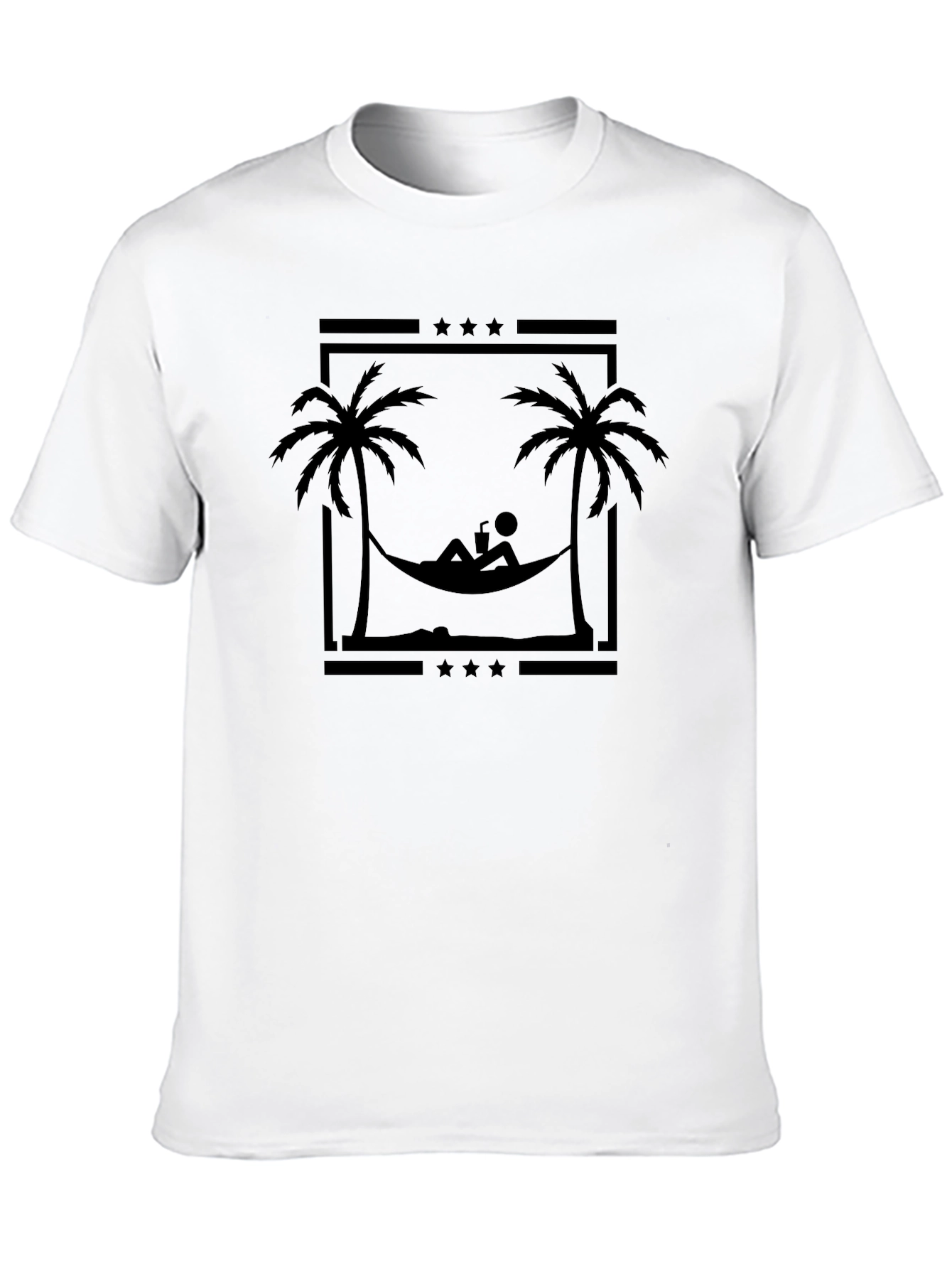 Relaxing Hammock Scene Graphic Tee