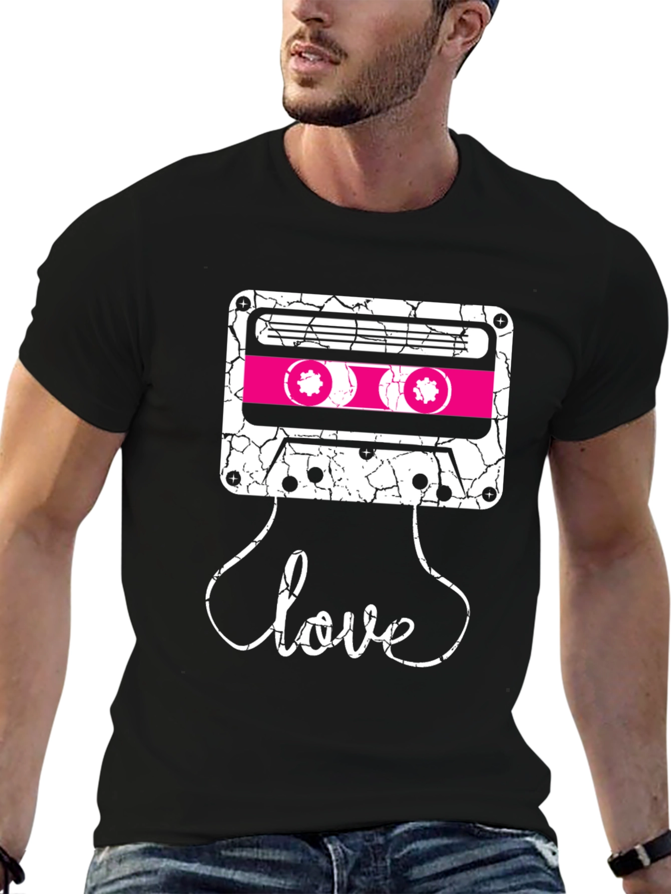 Retro Cassette Tape Love T-Shirt