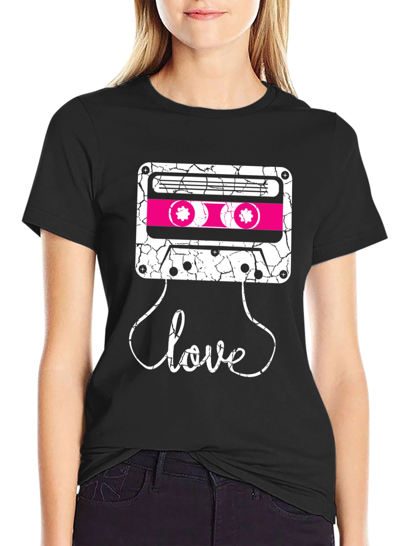 Retro Cassette Tape Love T-Shirt