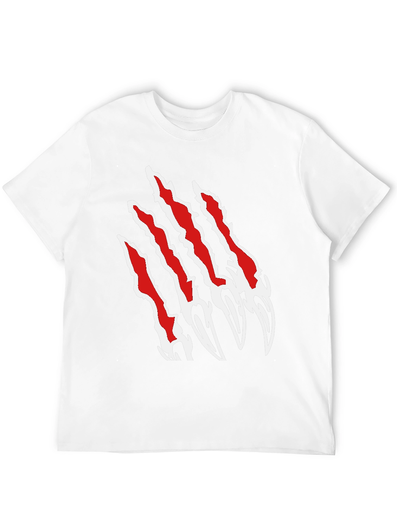 Claw Scratch Graphic Black T-Shirt