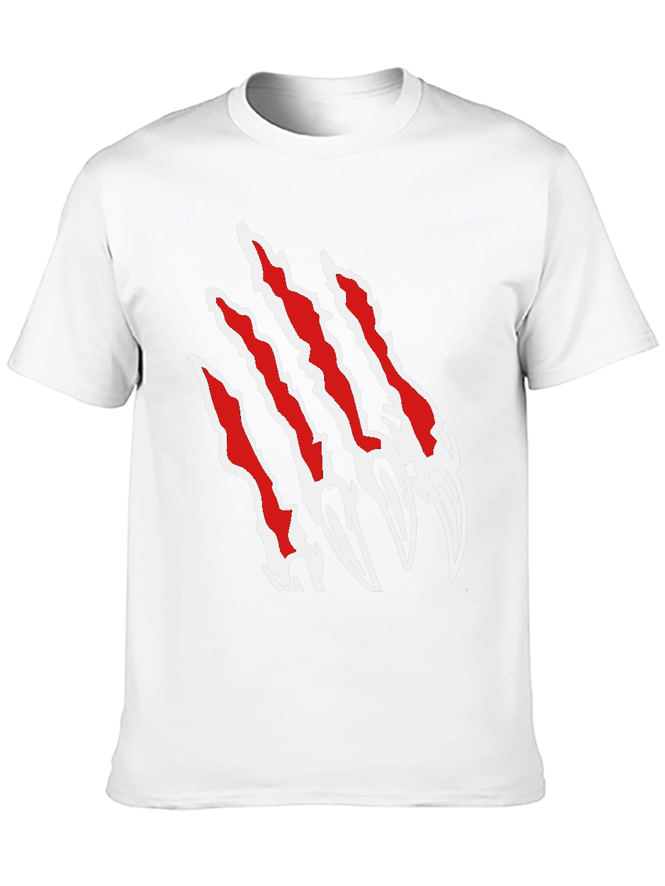 Claw Scratch Graphic Black T-Shirt