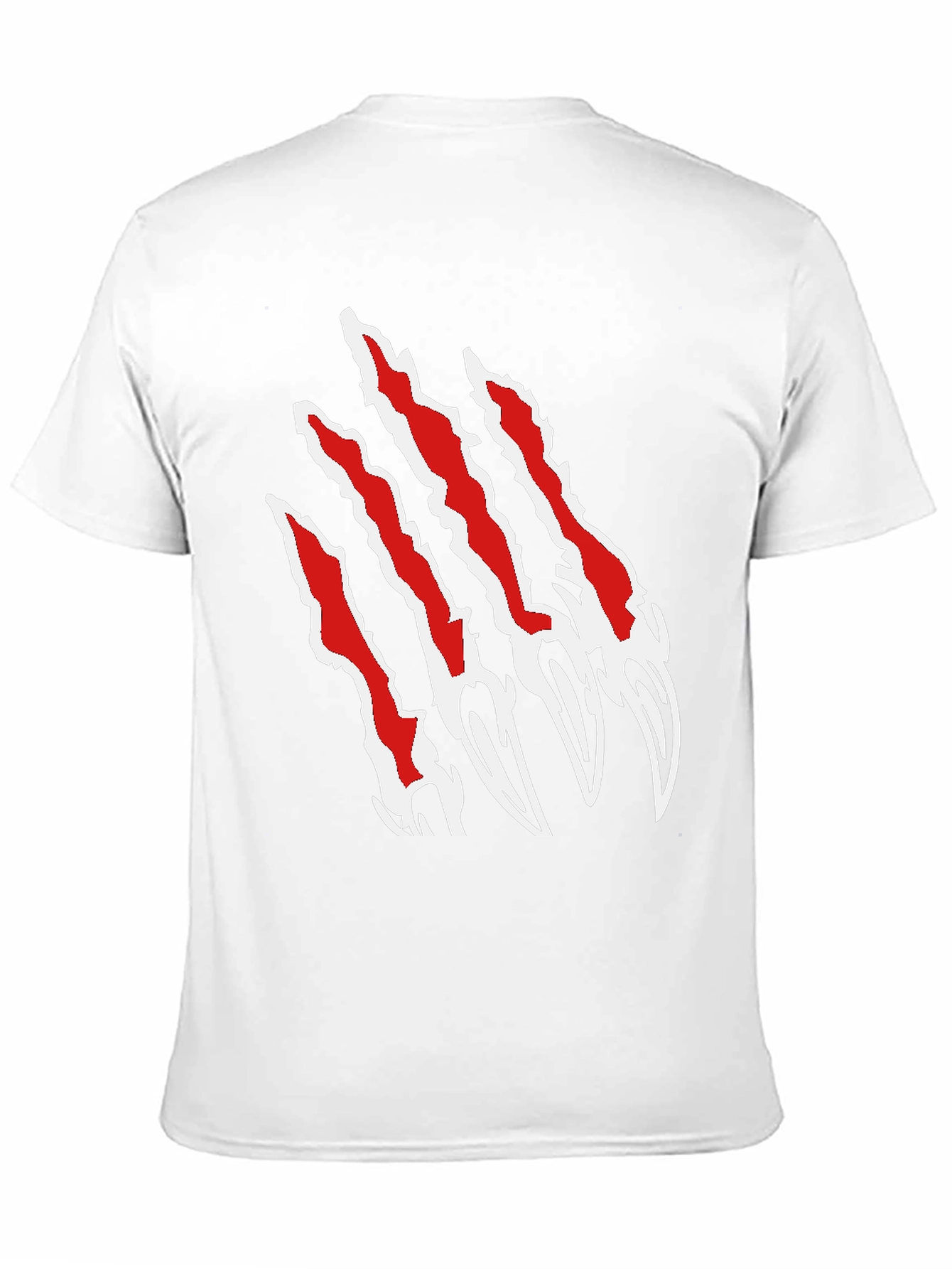 Claw Scratch Graphic Black T-Shirt