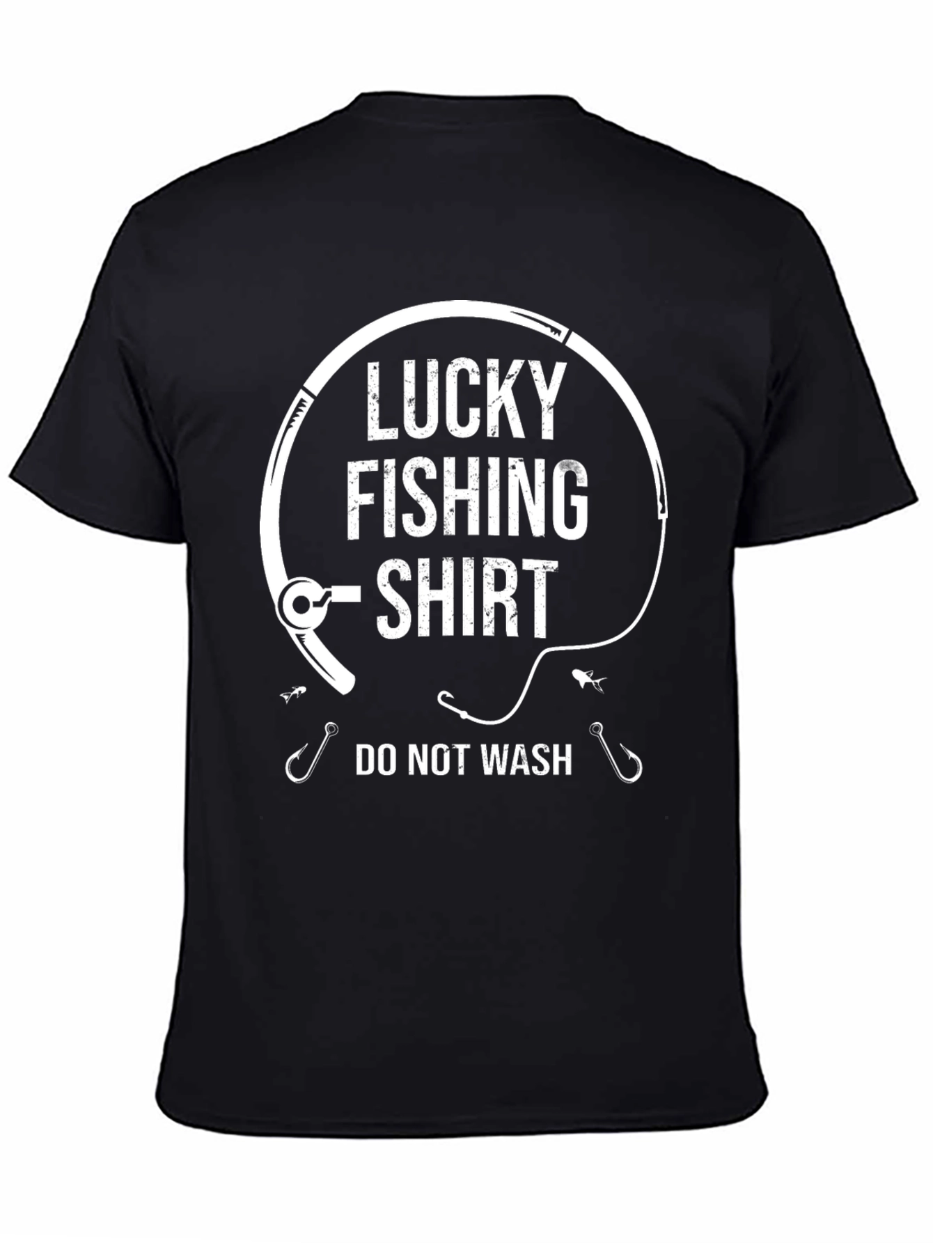 Lucky Fishing Shirt - Novelty Graphic Tee