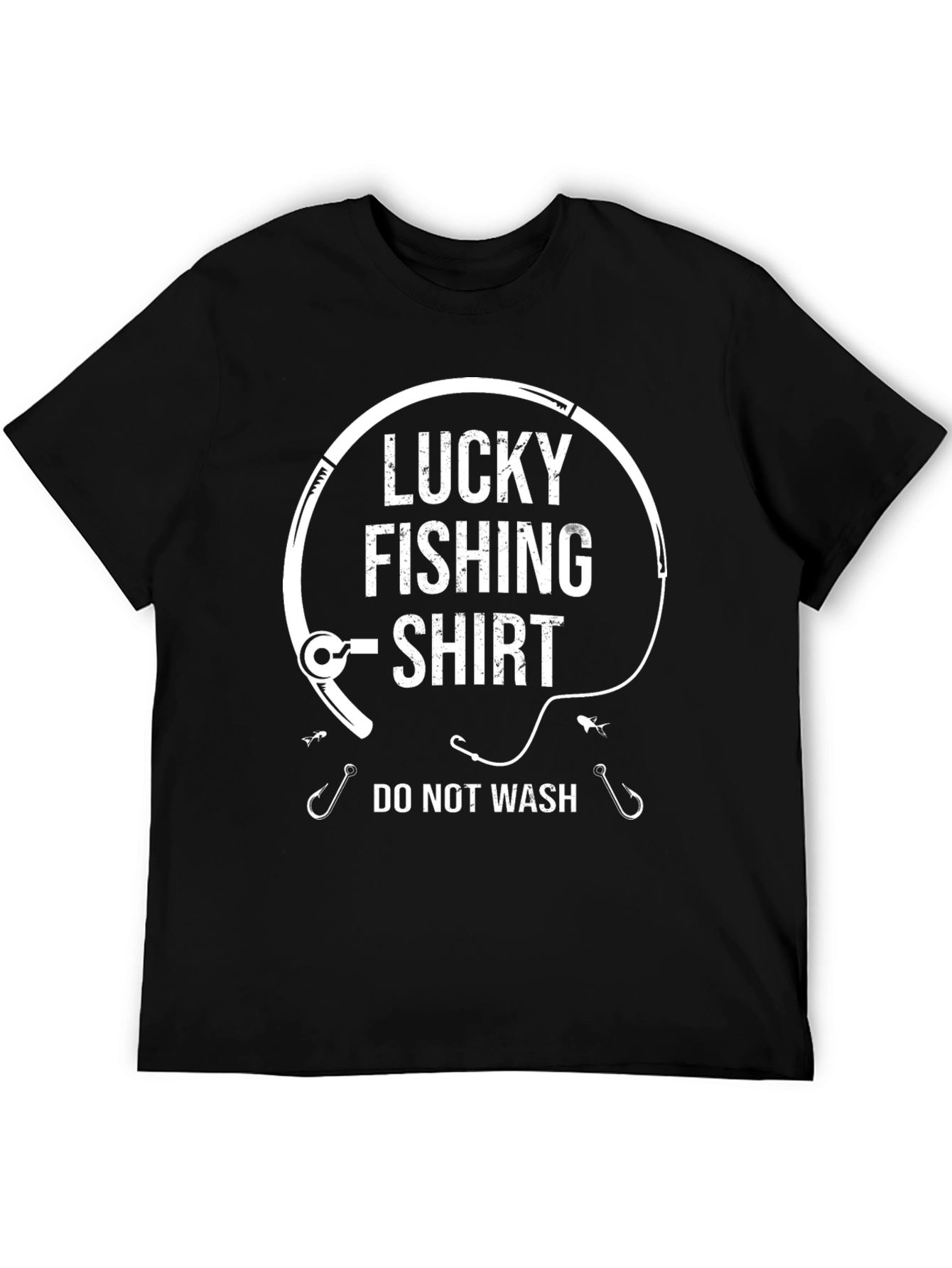 Lucky Fishing Shirt - Novelty Graphic Tee