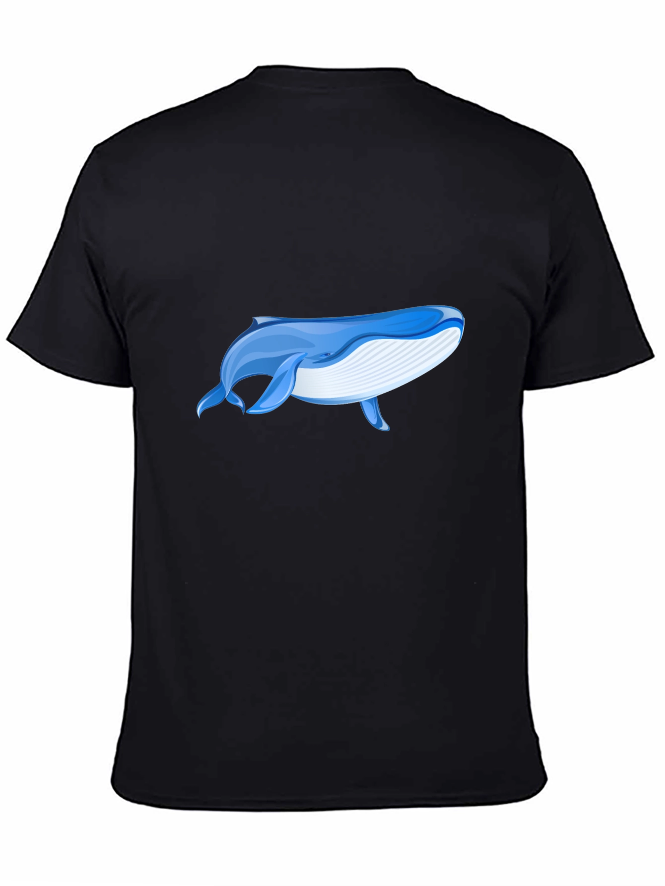 Whale Graphic Black T-Shirt - Ocean Lover Tee