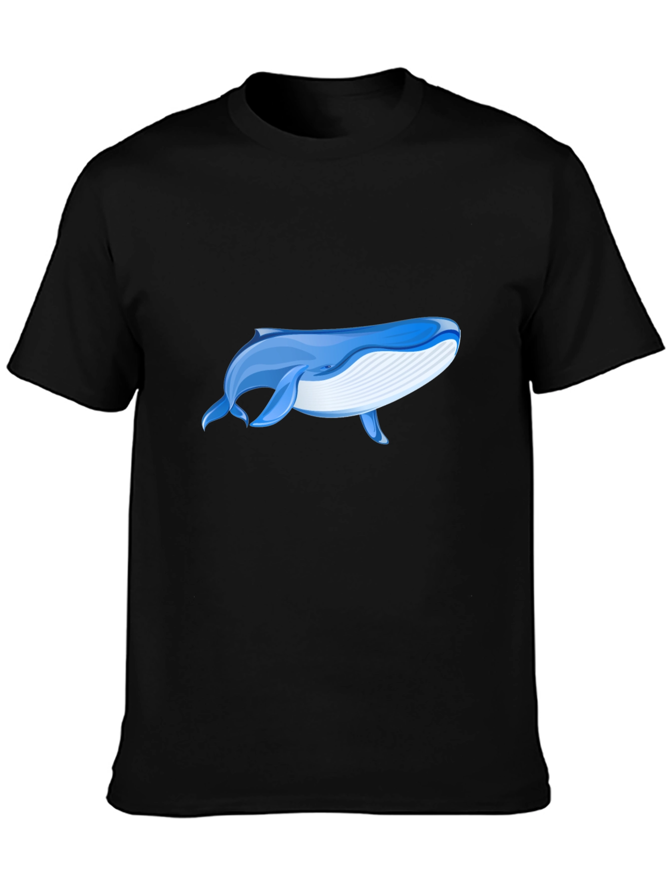 Whale Graphic Black T-Shirt - Ocean Lover Tee