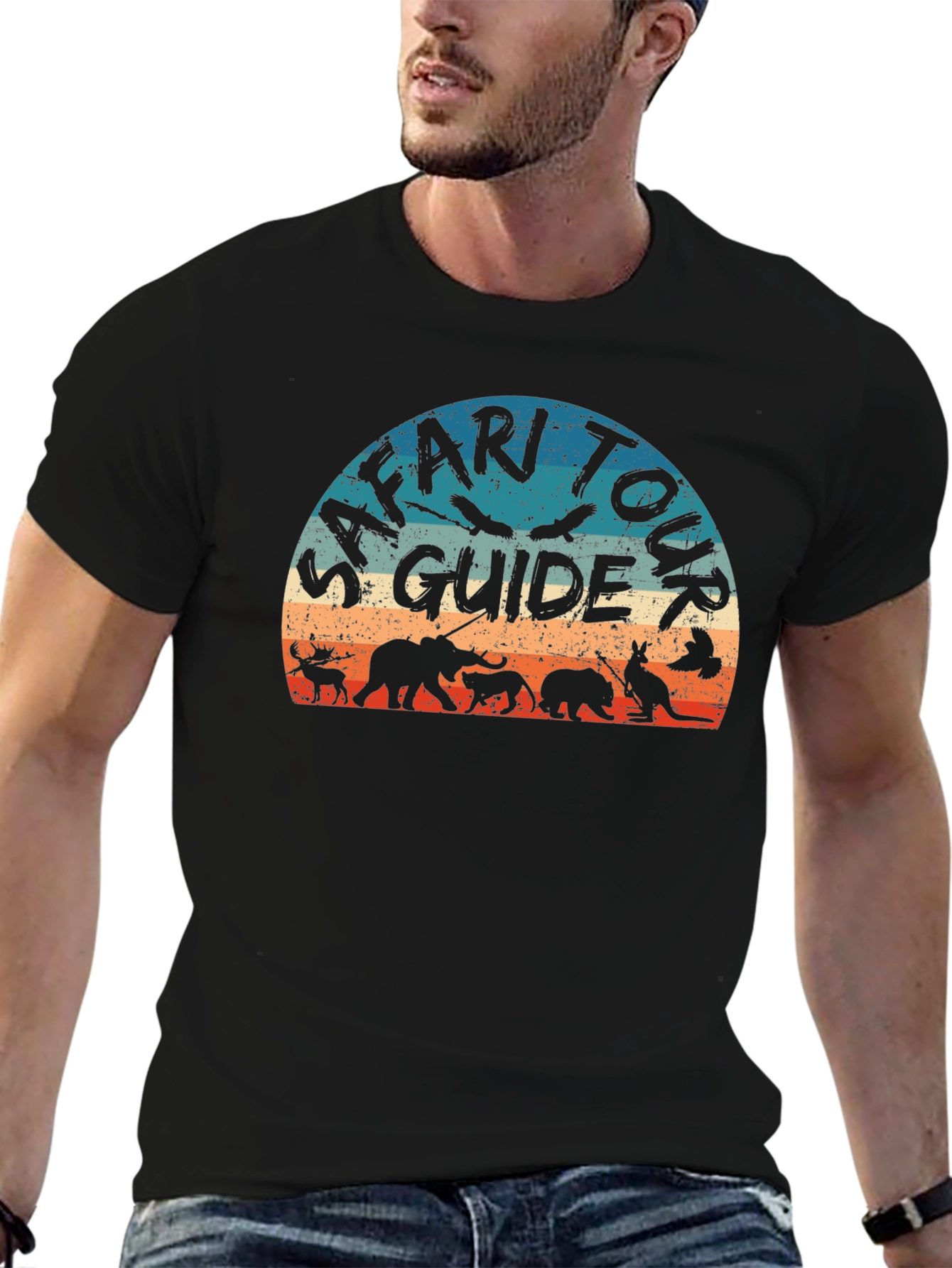 Safari Tour Guide Graphic Tee