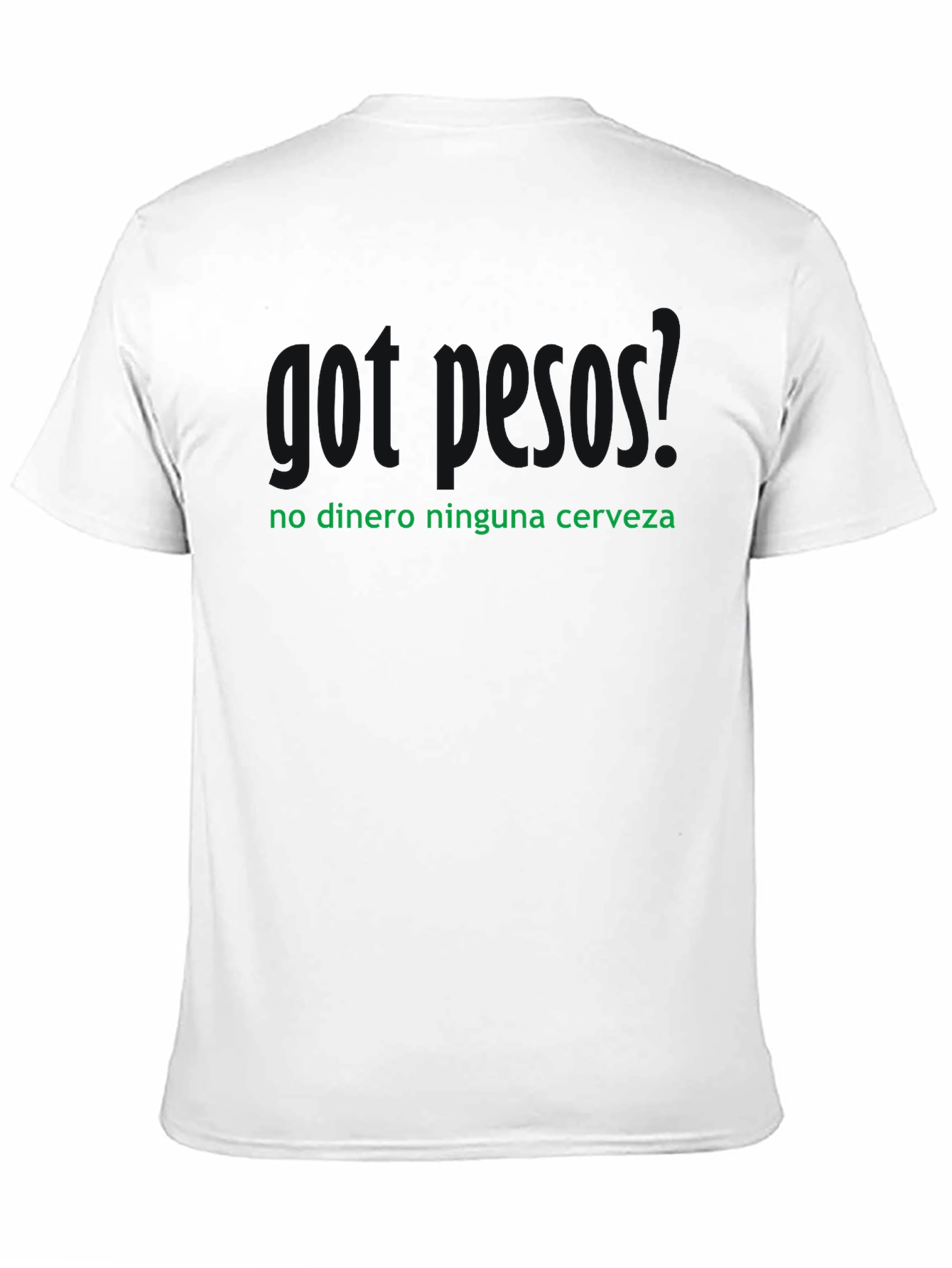 No Dinero Ninguna Cerveza Mens Graphic T-Shirt