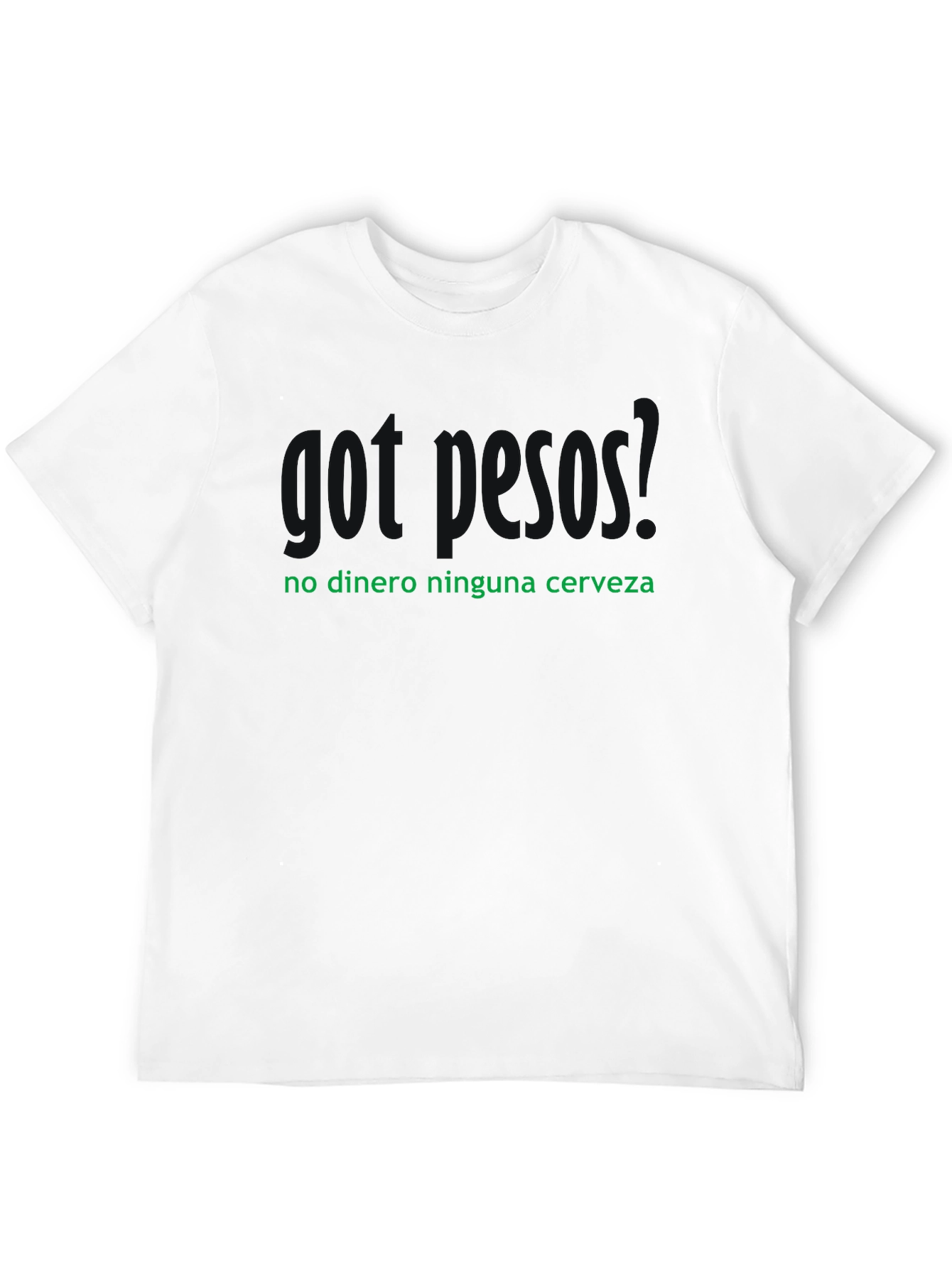 No Dinero Ninguna Cerveza Mens Graphic T-Shirt