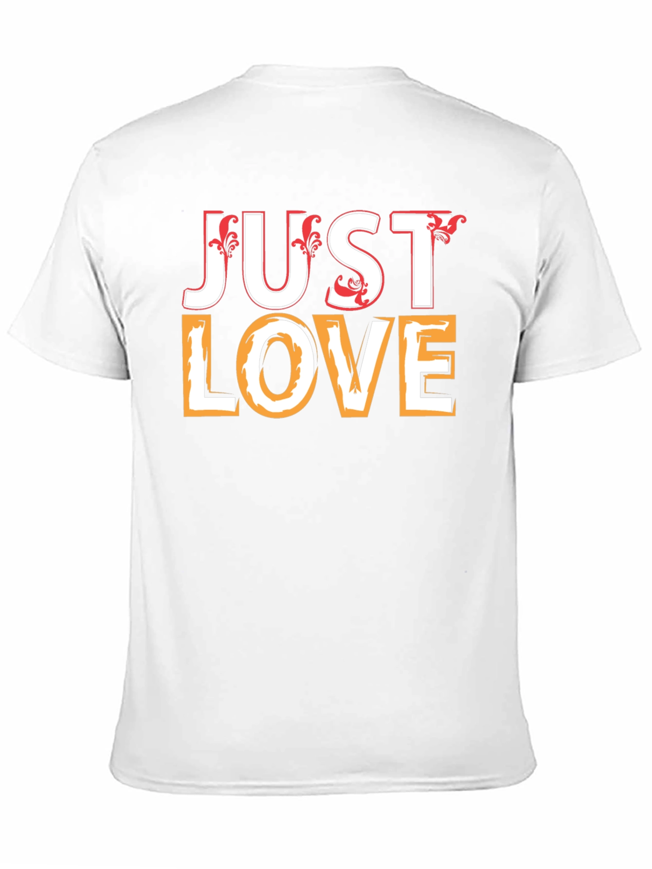 Just Love Black Graphic Tee