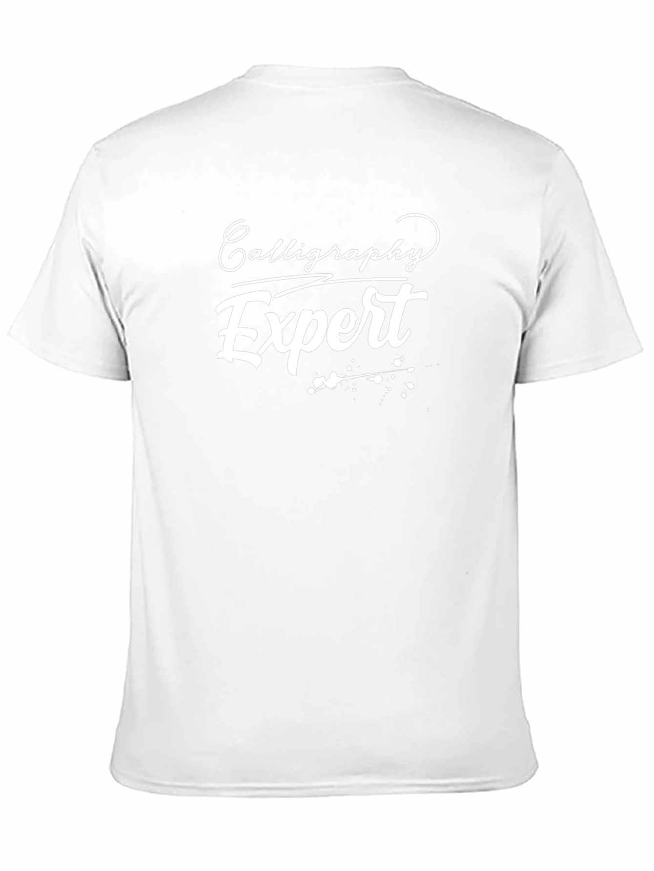 Calligraphy Expert Graphic T-Shirt - Black