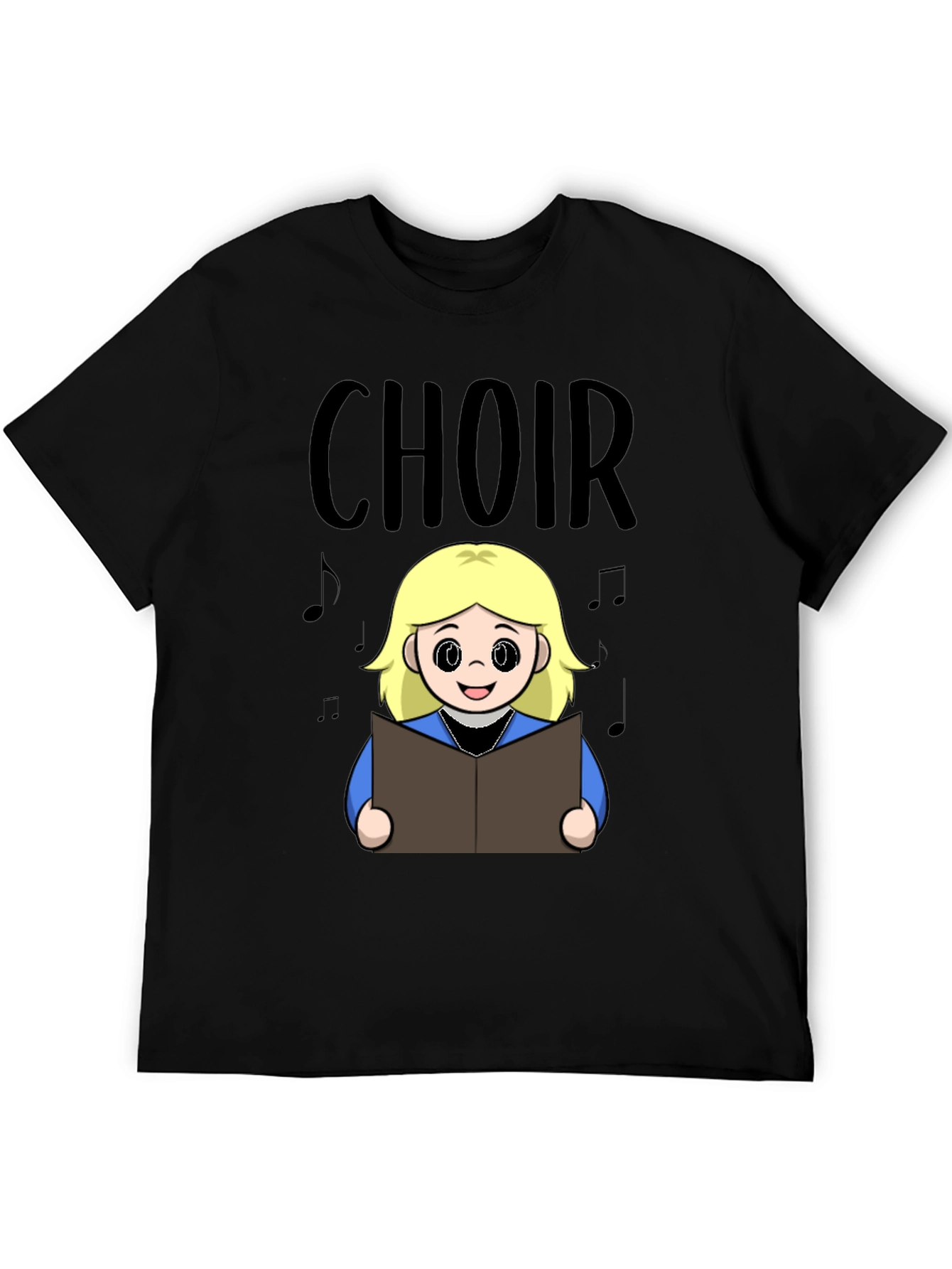 Choir Girl Cartoon T-Shirt