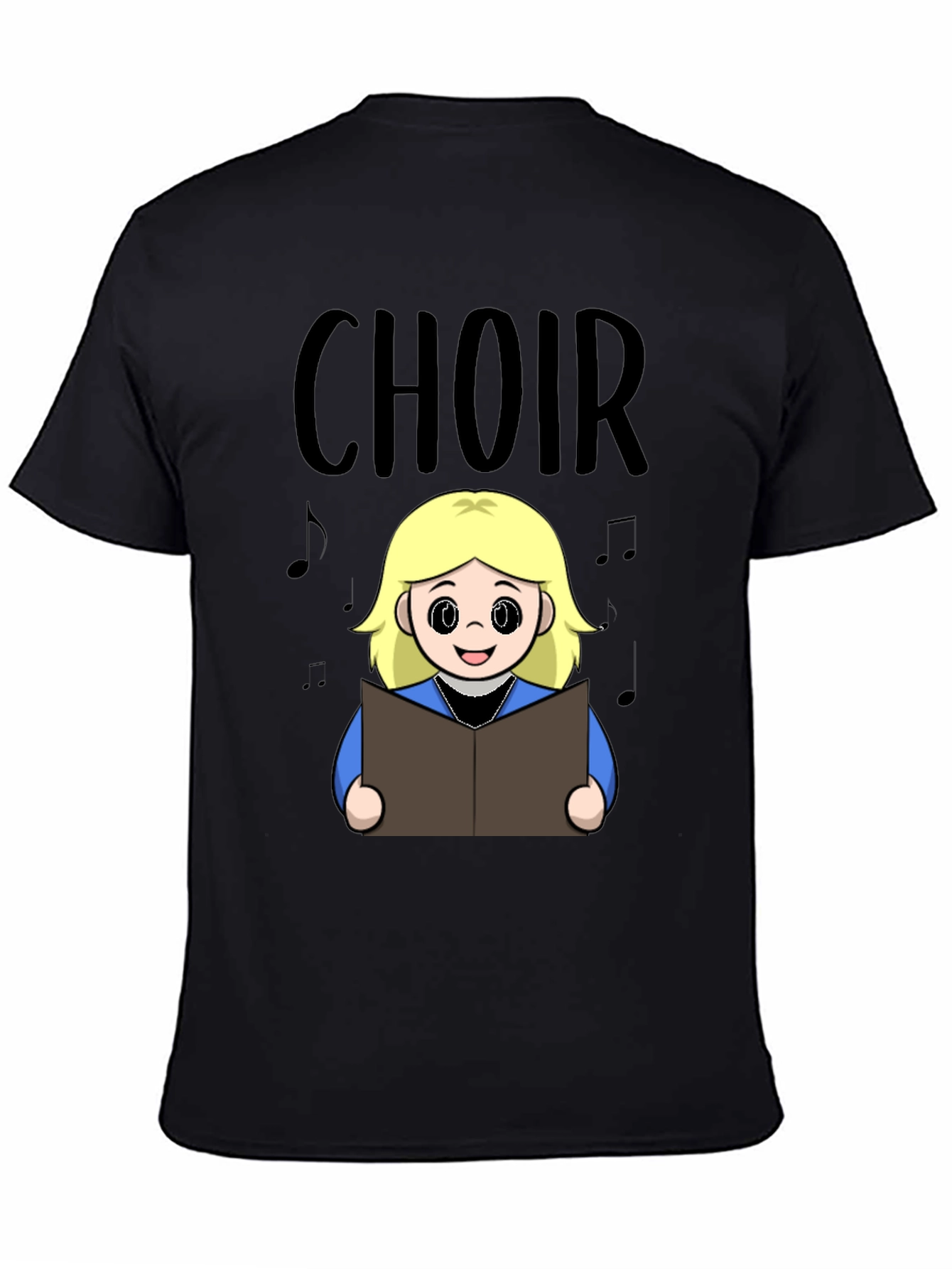 Choir Girl Cartoon T-Shirt