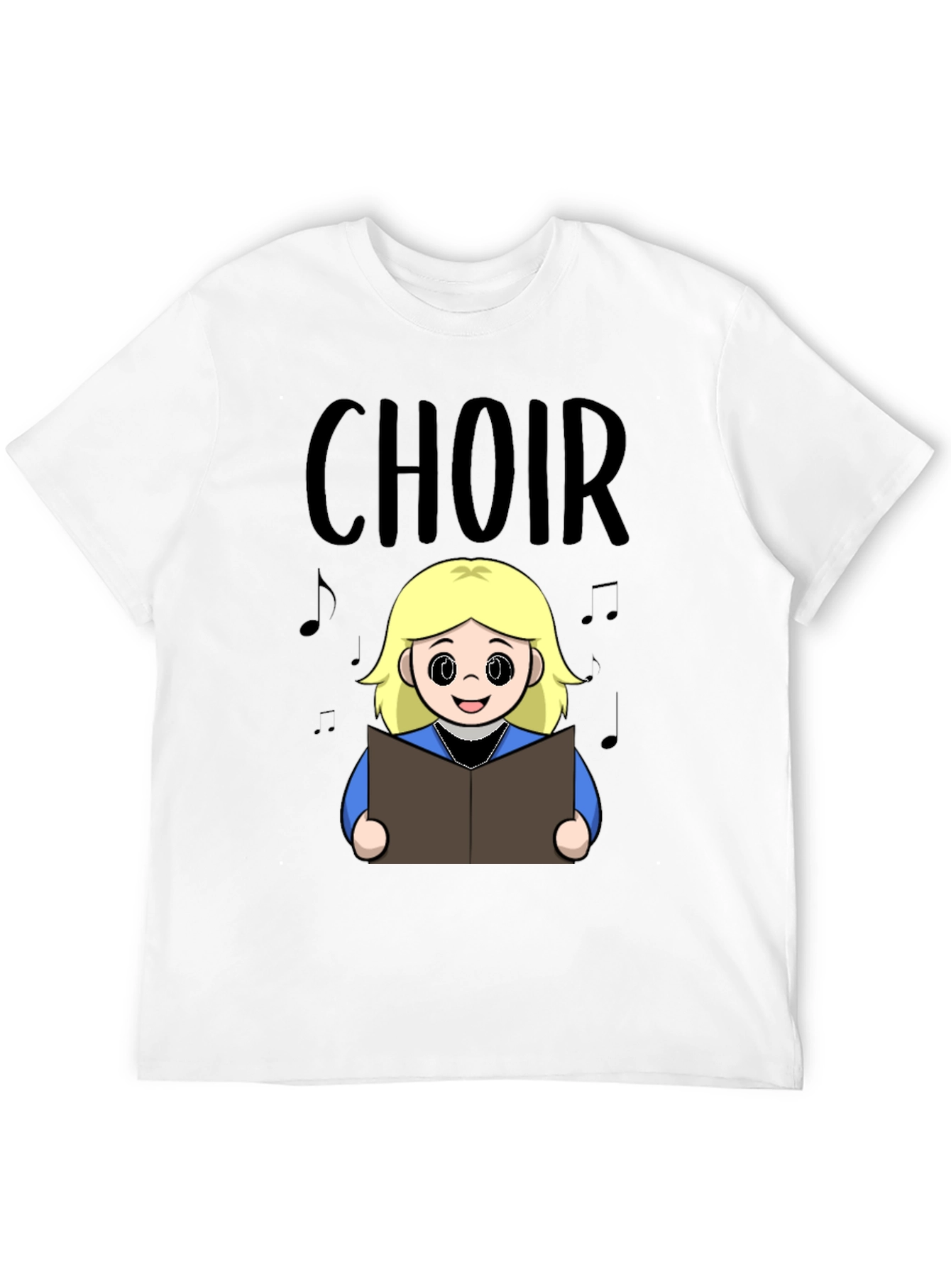 Choir Girl Cartoon T-Shirt