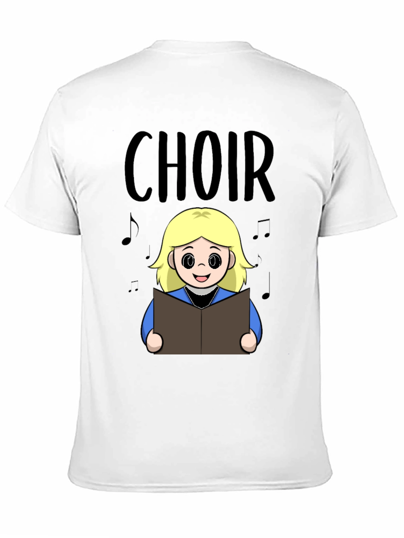 Choir Girl Cartoon T-Shirt