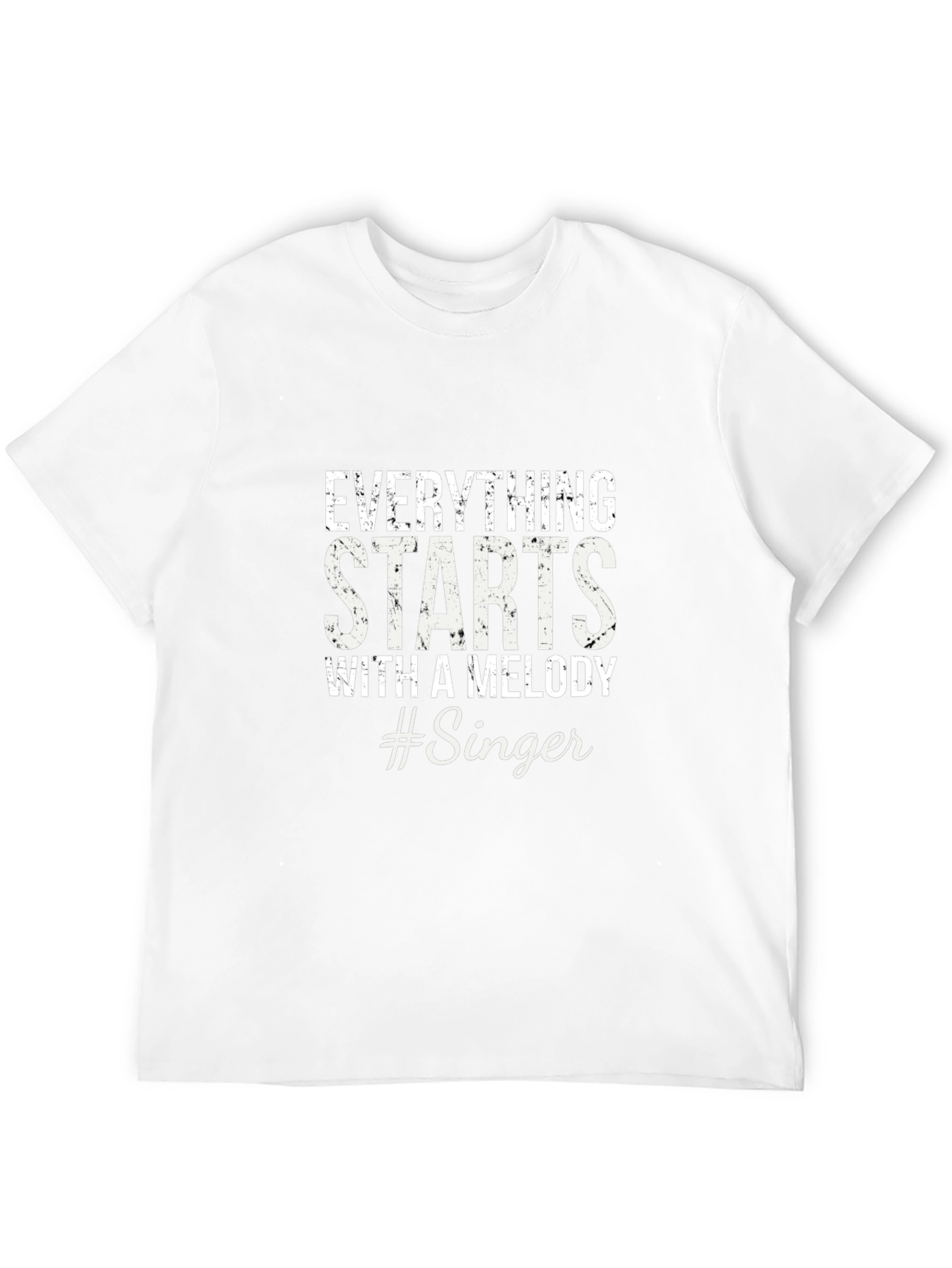Everything Starts With A Melody Singer T-Shirt