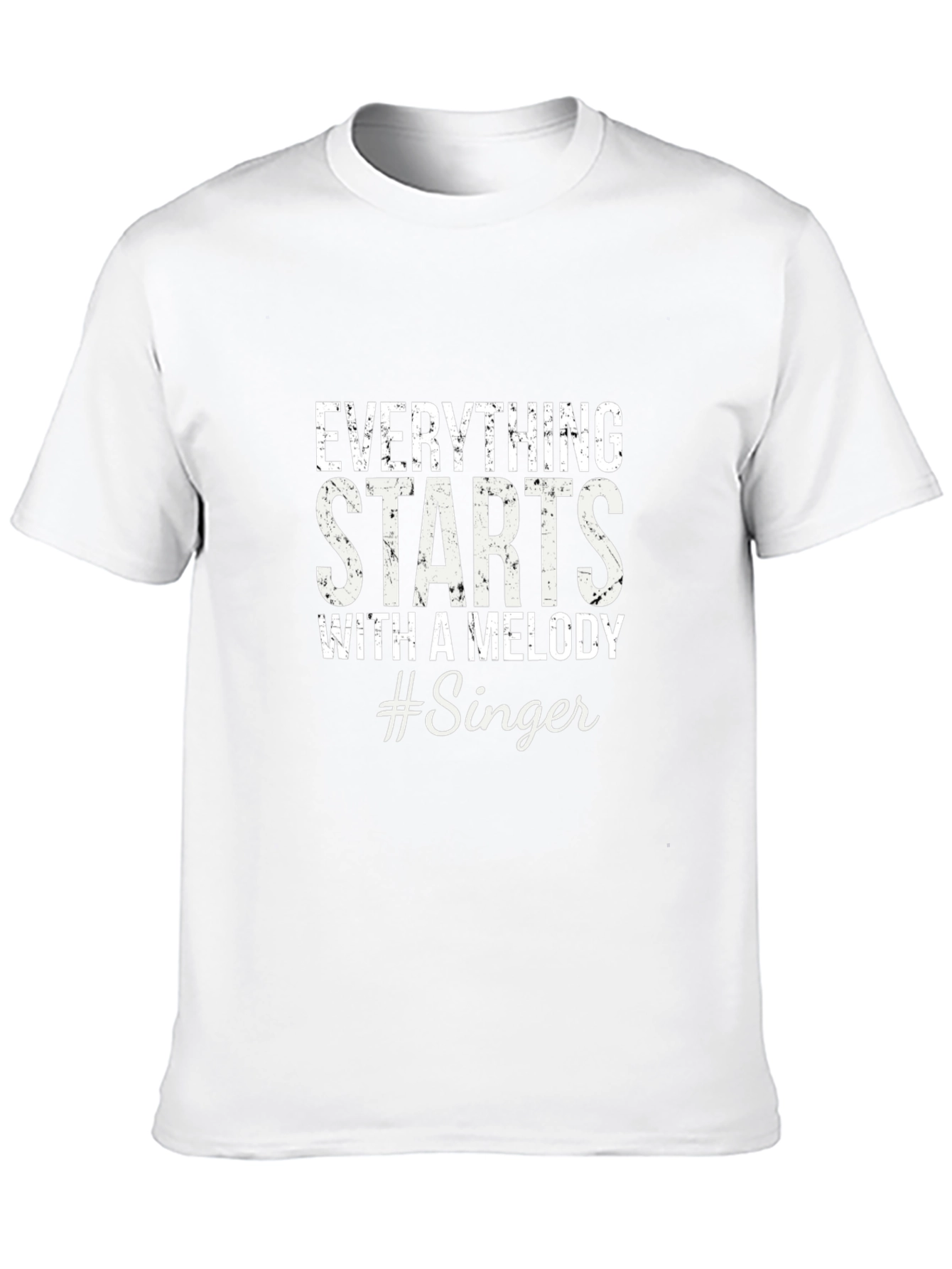 Everything Starts With A Melody Singer T-Shirt
