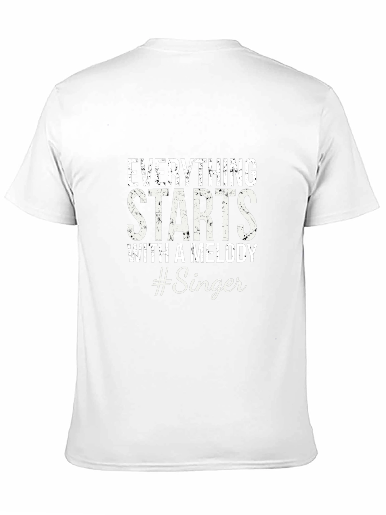 Everything Starts With A Melody Singer T-Shirt