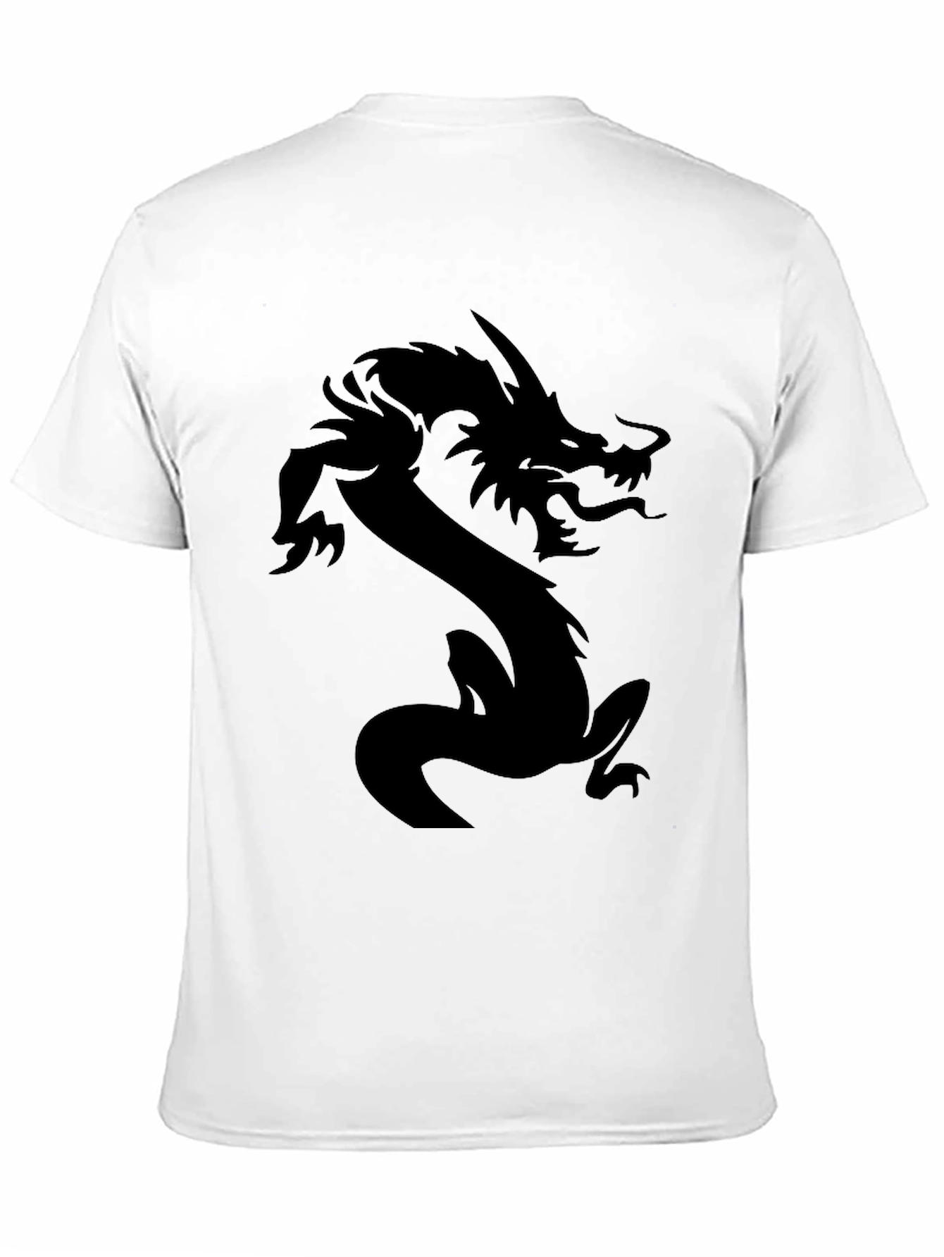 Black Dragon Graphic Tee - Mens Fashion