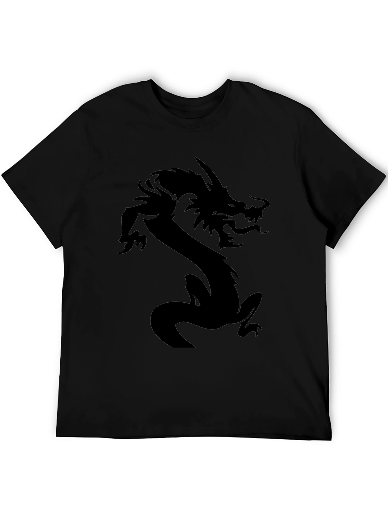 Black Dragon Graphic Tee - Mens Fashion