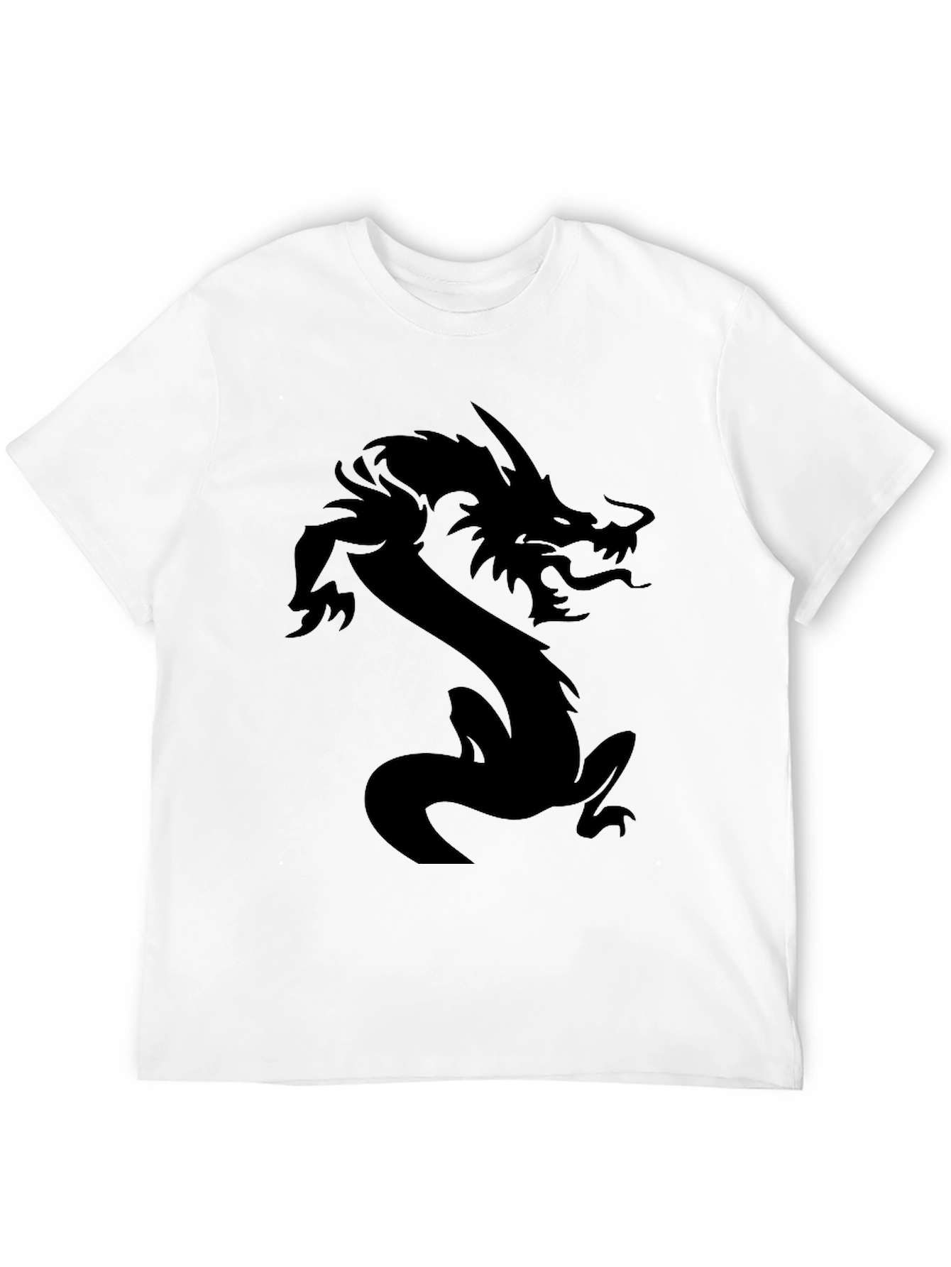 Black Dragon Graphic Tee - Mens Fashion