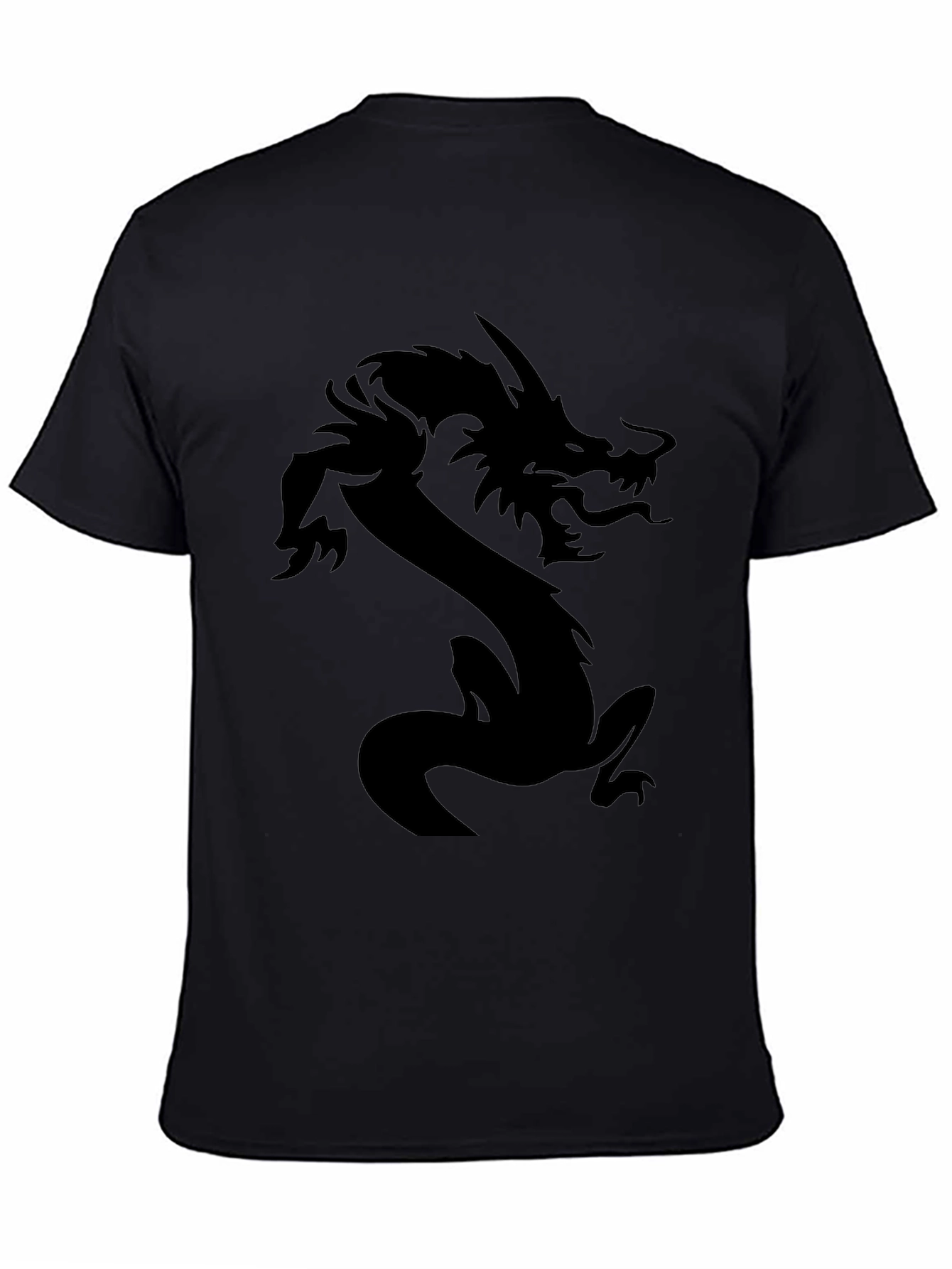 Black Dragon Graphic Tee - Mens Fashion