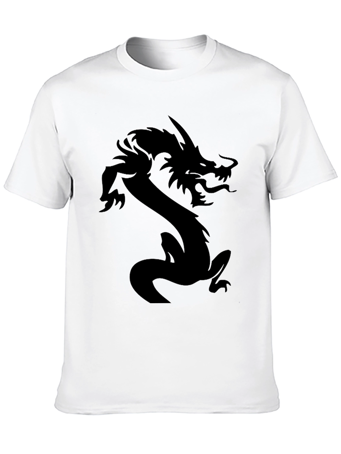 Black Dragon Graphic Tee - Mens Fashion