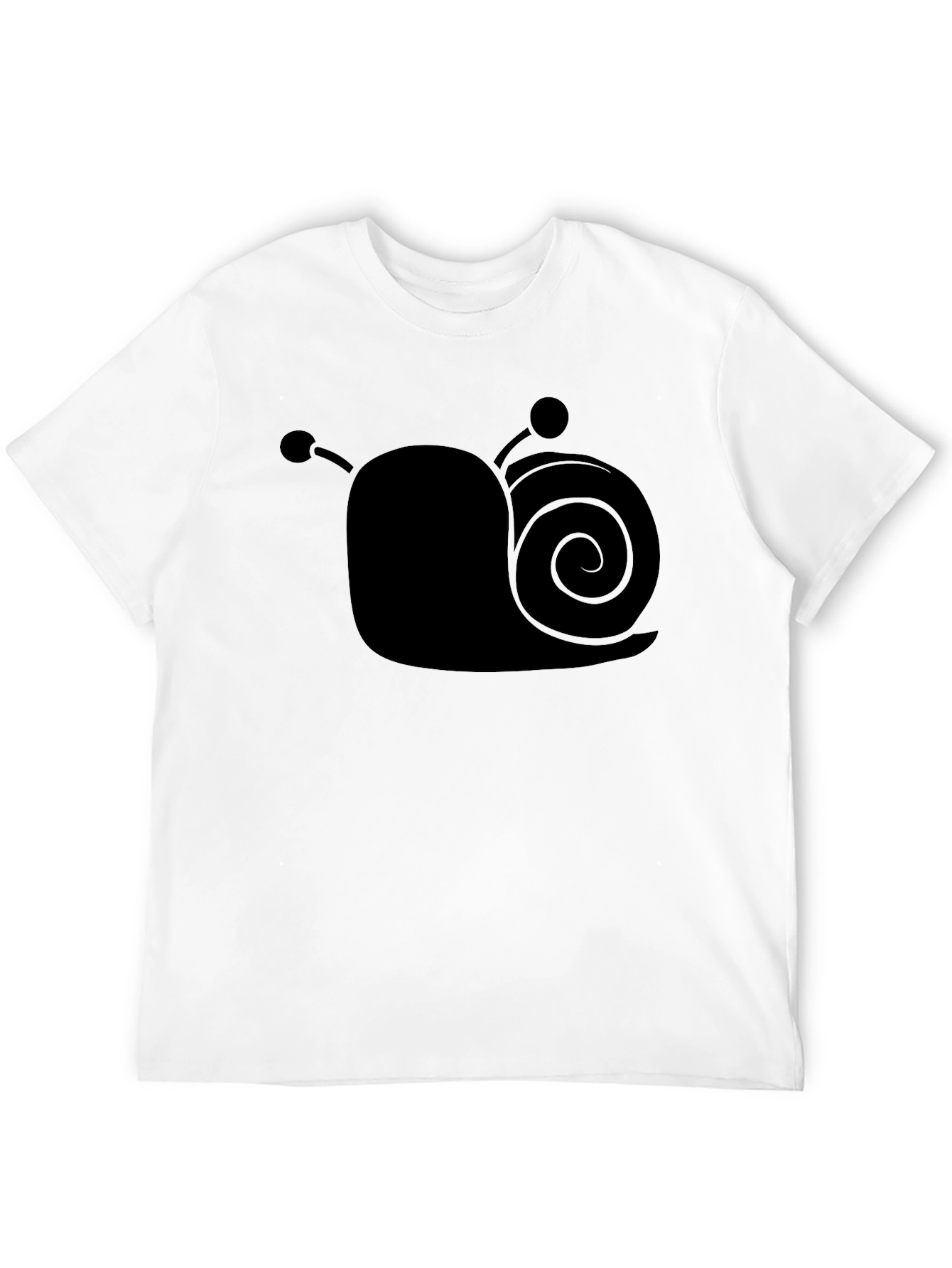 Snail Graphic Black T-Shirt - Unique Design