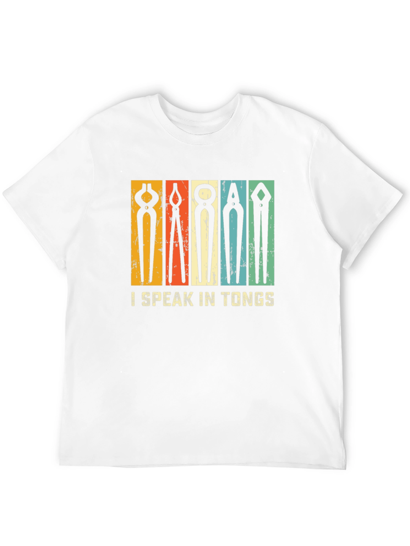 I Speak In Tongs Graphic Tee - Blacksmithing T-Shirt
