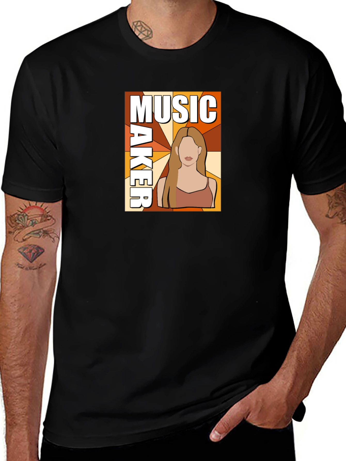 Music Maker T-Shirt - Retro Style Graphic Tee