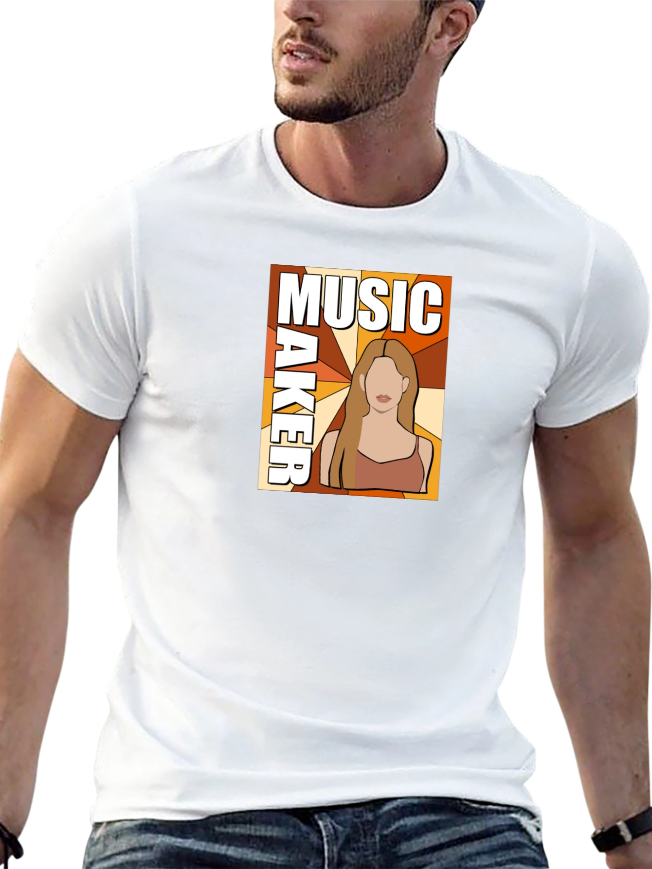 Music Maker T-Shirt - Retro Style Graphic Tee