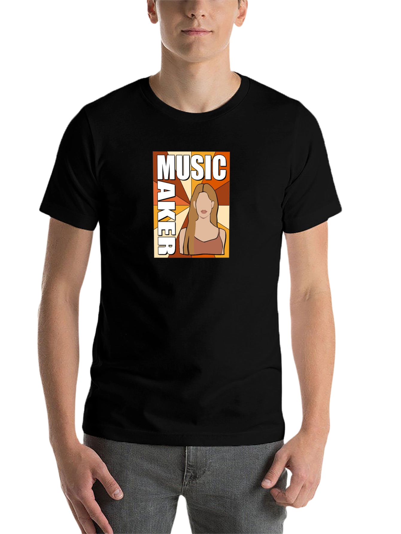 Music Maker T-Shirt - Retro Style Graphic Tee