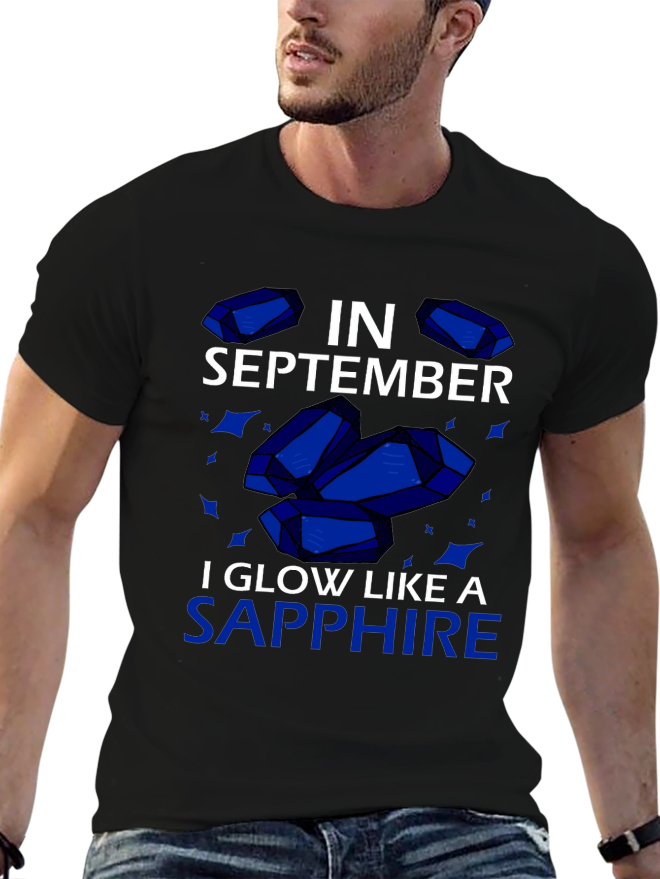 September Sapphire Glow T-Shirt