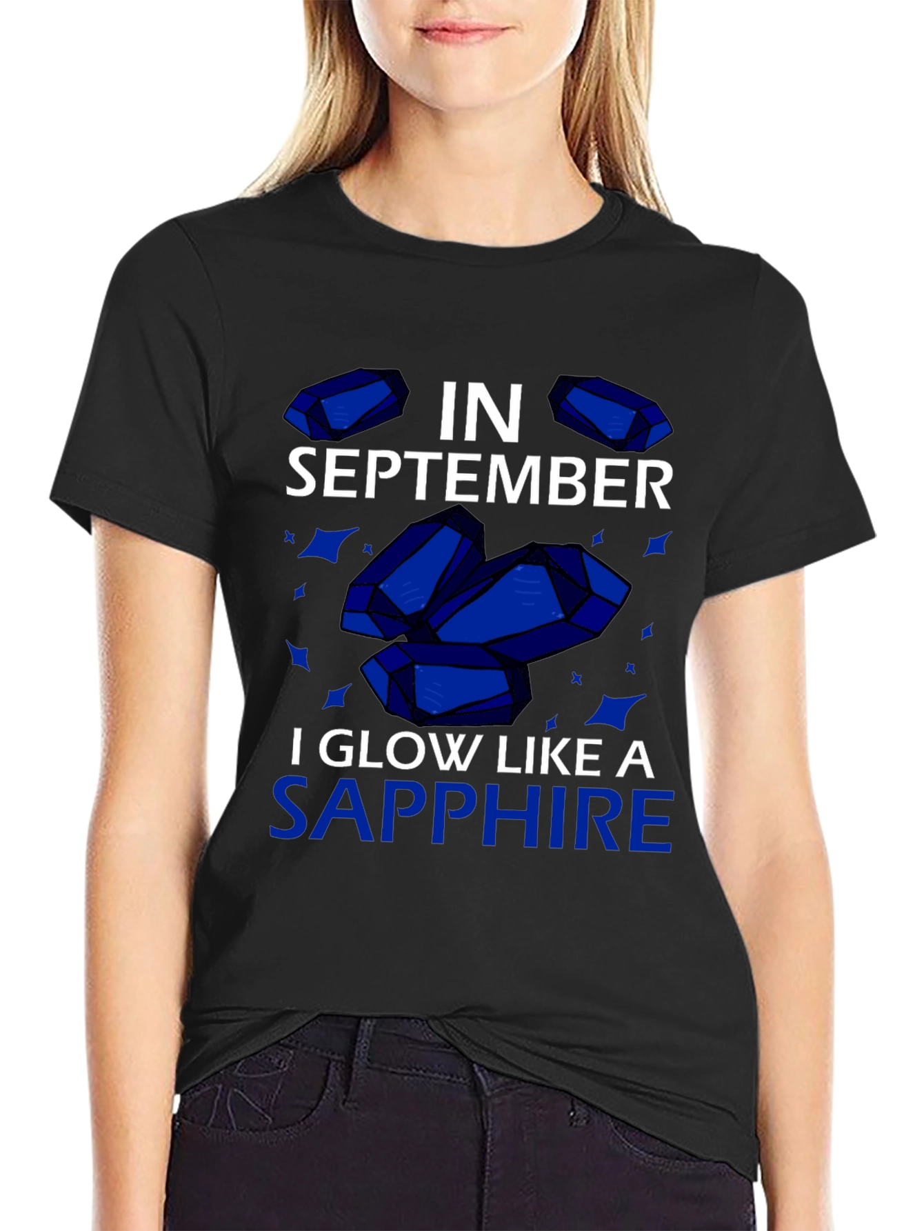 September Sapphire Glow T-Shirt