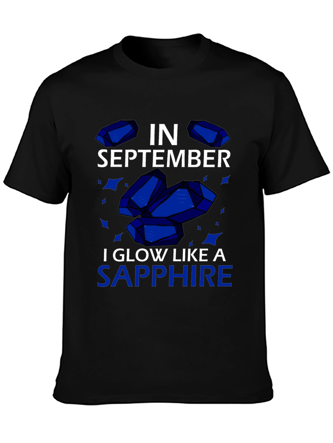 September Sapphire Glow T-Shirt