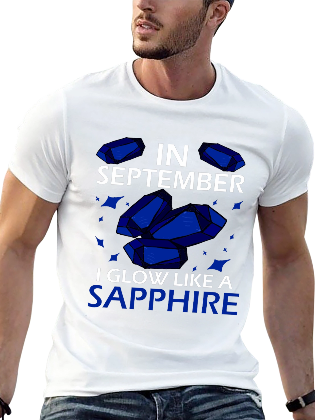 September Sapphire Glow T-Shirt
