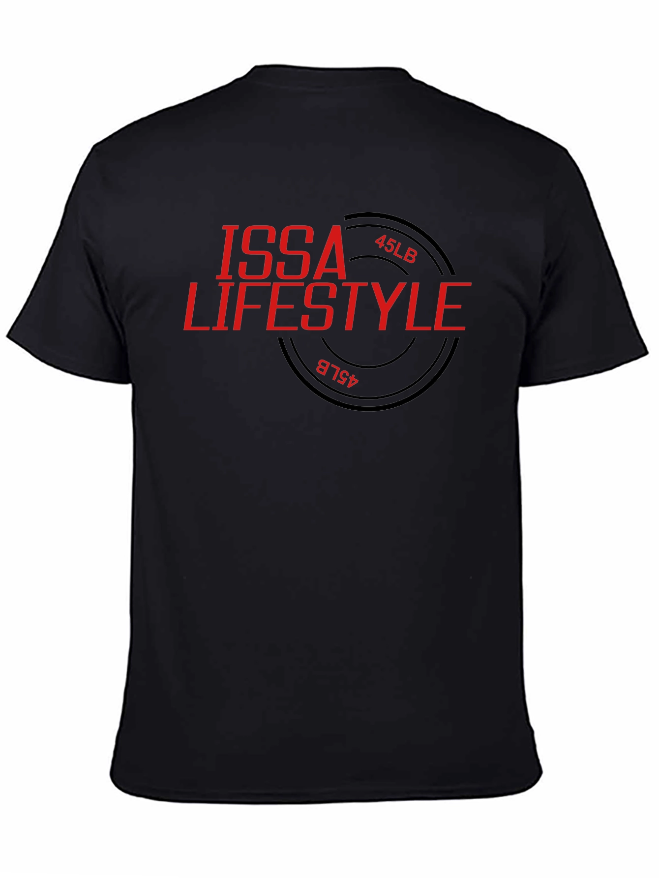 ISSA Lifestyle Graphic Tee - Black Gym Shirt