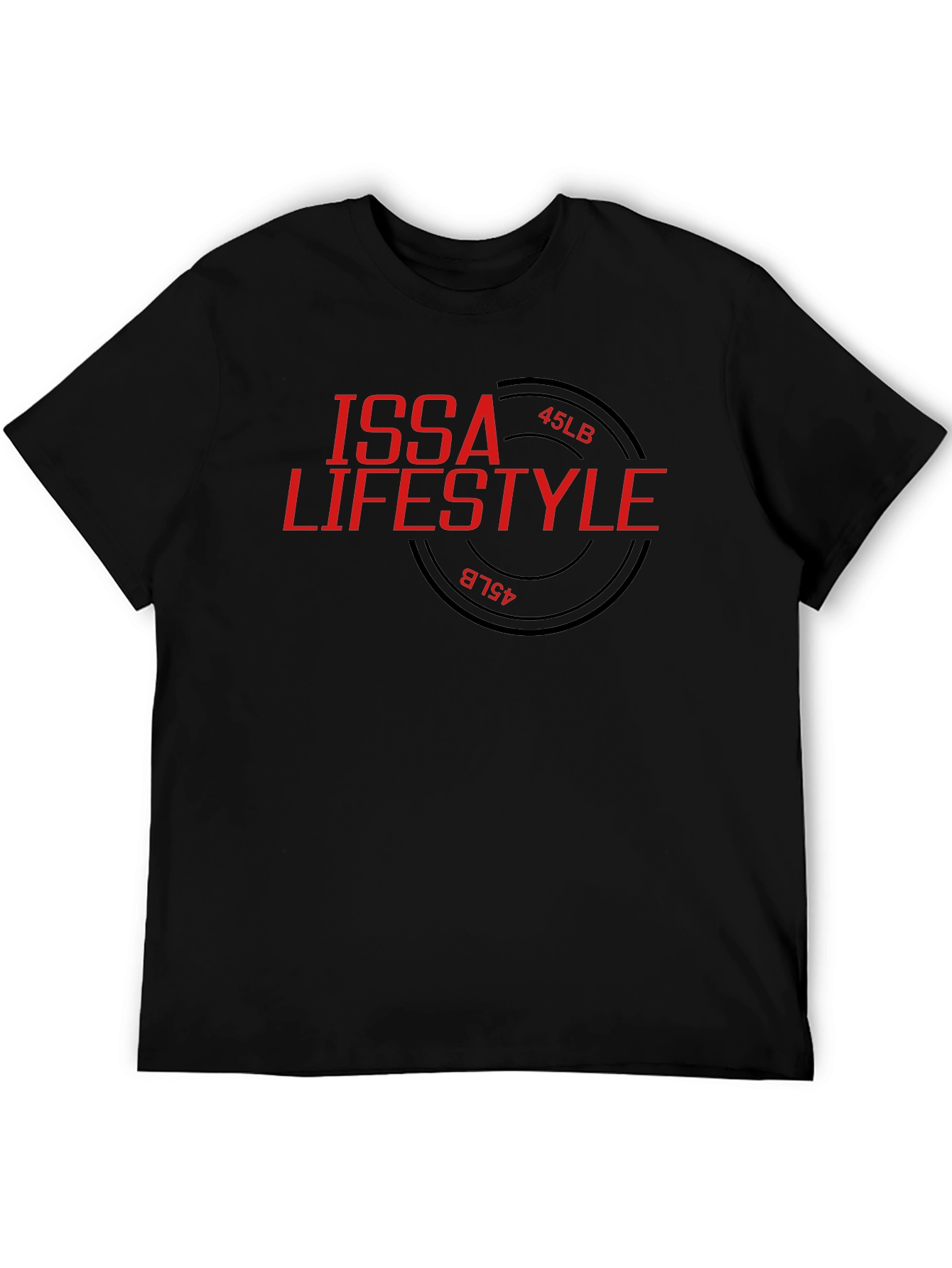 ISSA Lifestyle Graphic Tee - Black Gym Shirt
